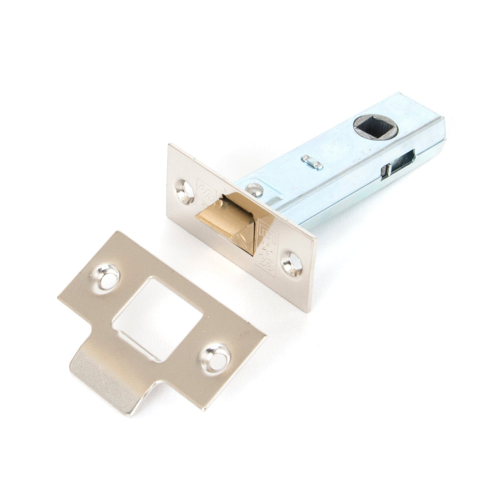 Nickel 3" Tubular Mortice Latch | From The Anvil-Latches-Yester Home