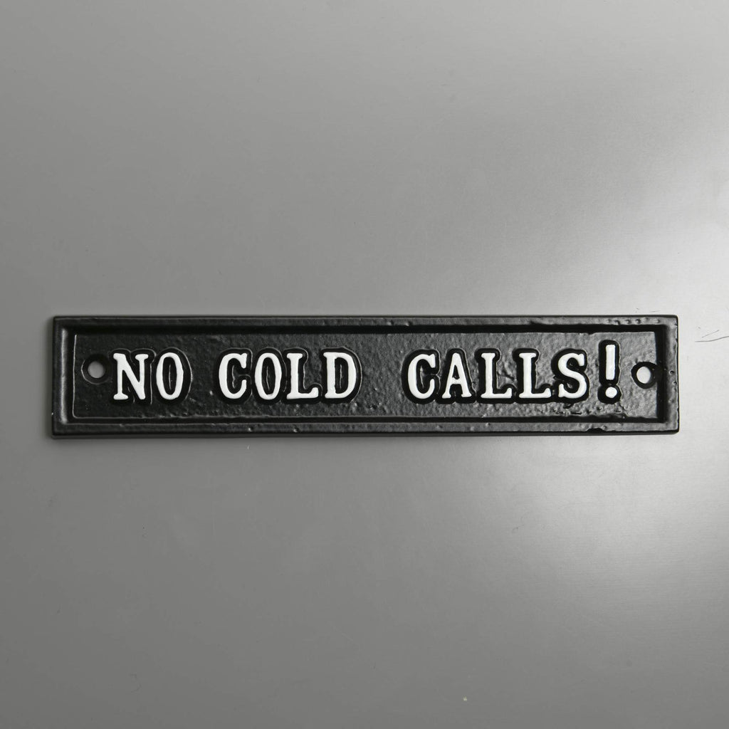 No Cold Calls! Sign-Front Door Signs-Yester Home