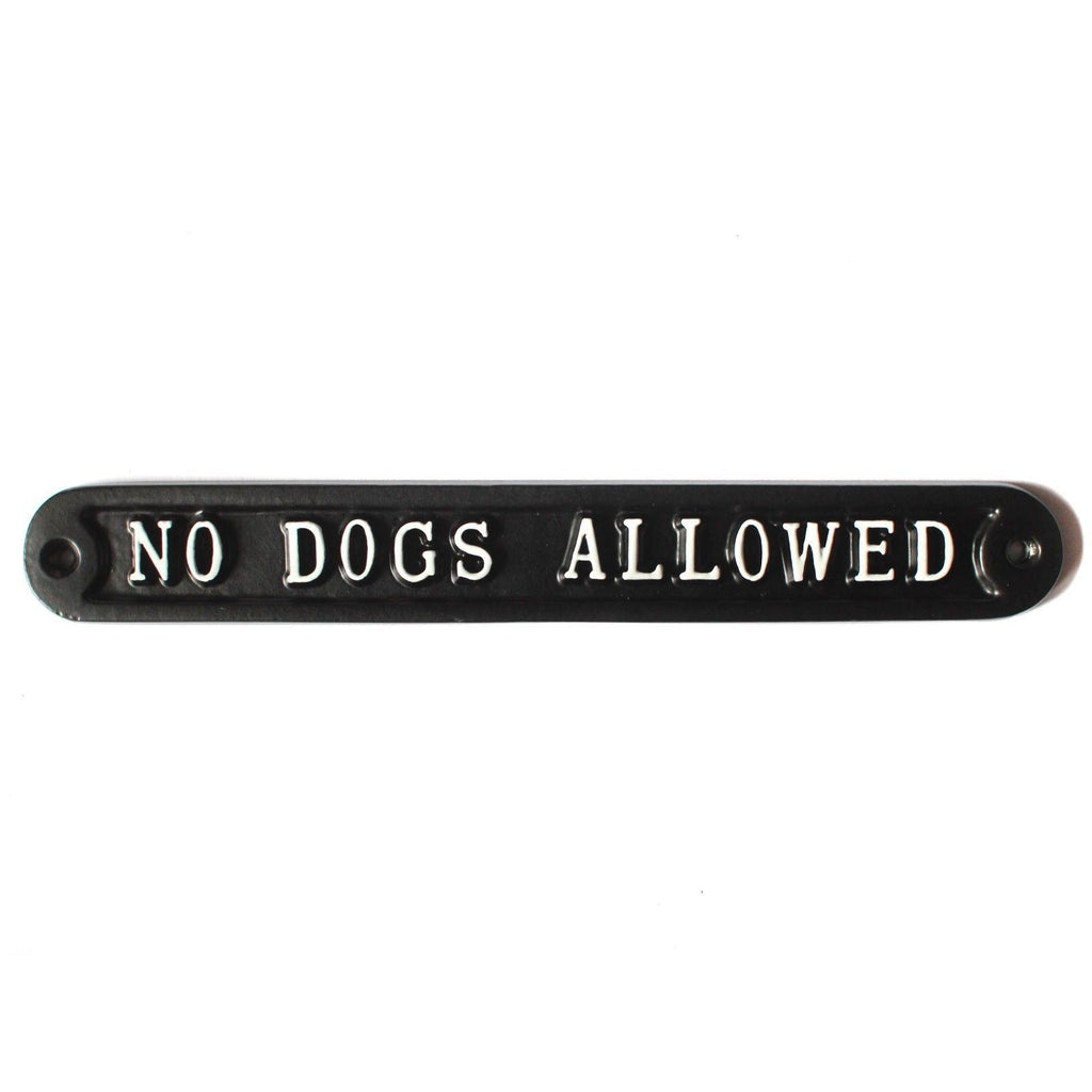 No Dogs Allowed Sign-Dog Warning Signs-Yester Home