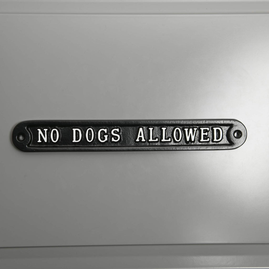 No Dogs Allowed Sign-Dog Warning Signs-Yester Home