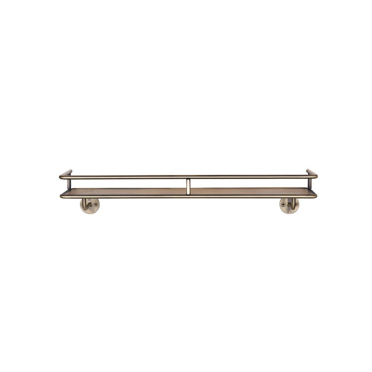 Novello Wall Shelf | Antique Brass PRE-ORDER Stock expected Early August - Hooks & Shelving - Garden Trading - Yester Home