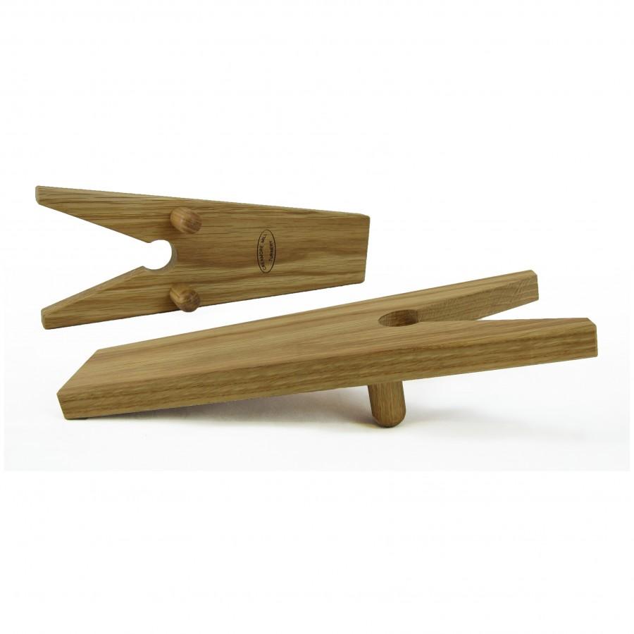 Oak Boot Jack-Boot Pulls & Scrapers-Yester Home