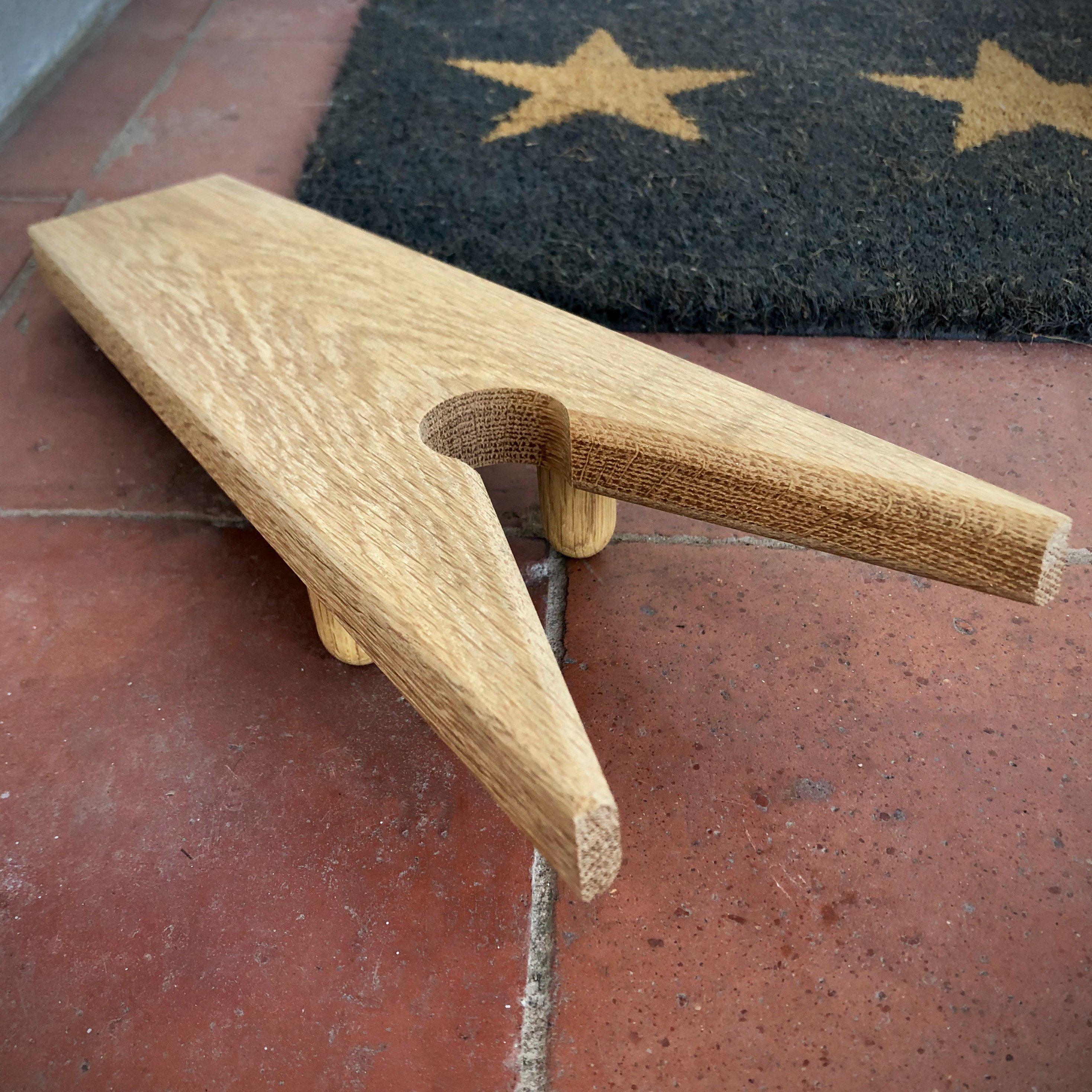 Oak Boot Jack-Boot Pulls & Scrapers-Yester Home