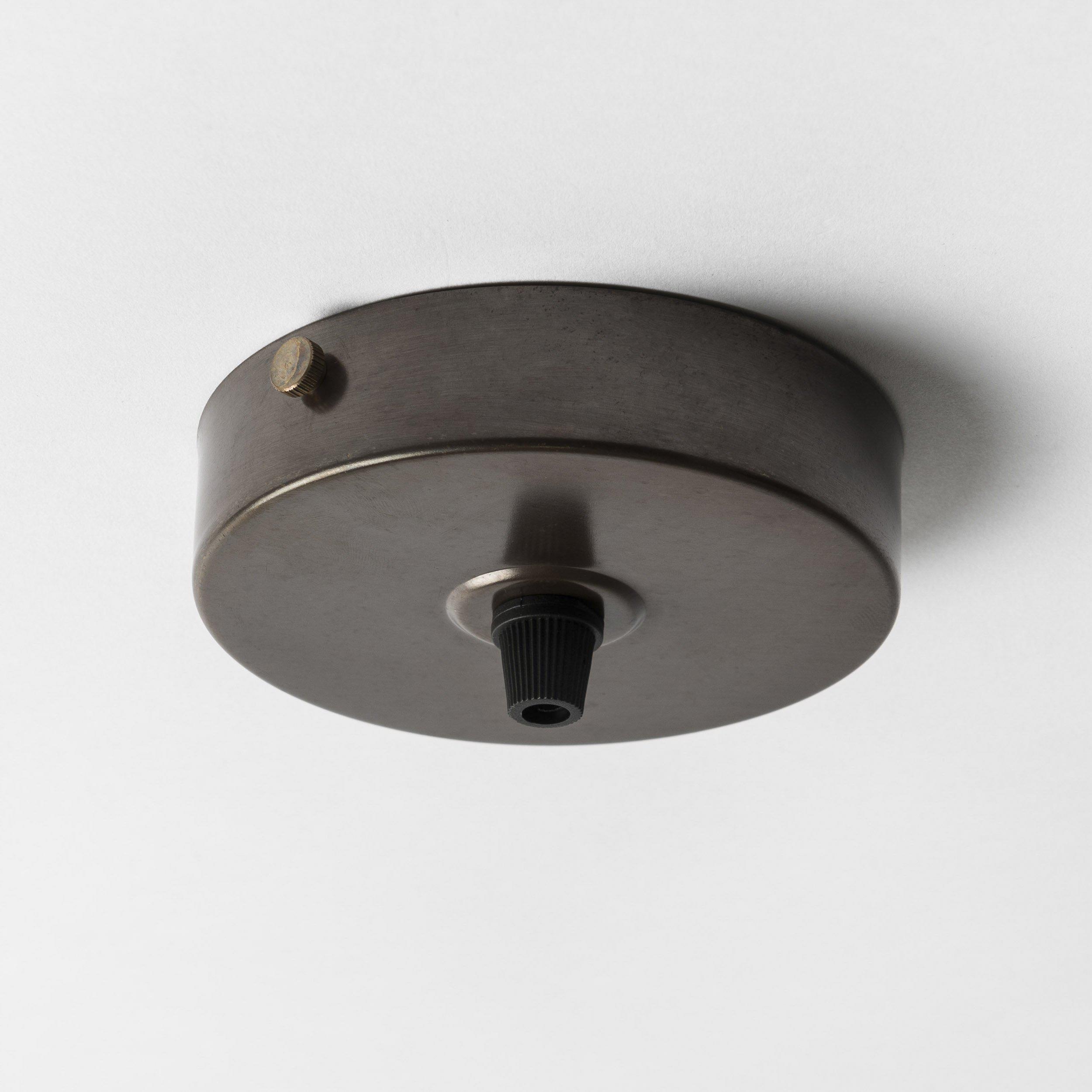 Old English Brass 100mm Steel Ceiling Rose - All Outlet Options-Ceiling Rose-Yester Home