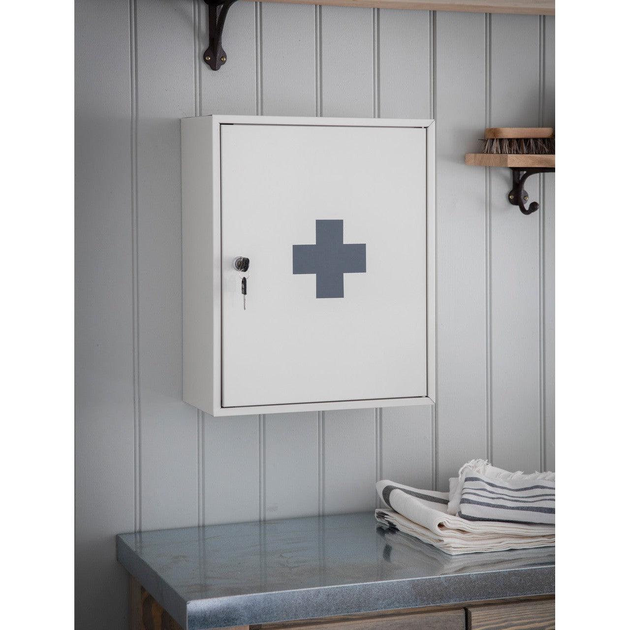 Original First Aid Wall Cabinet | Chalk - Storage & Shelving - Garden Trading - Yester Home