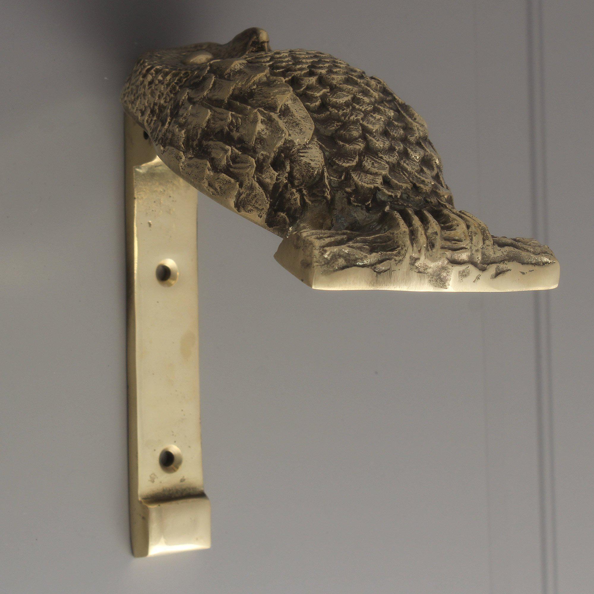 Owl Door Knocker | Solid Brass-Door Knocker-Yester Home