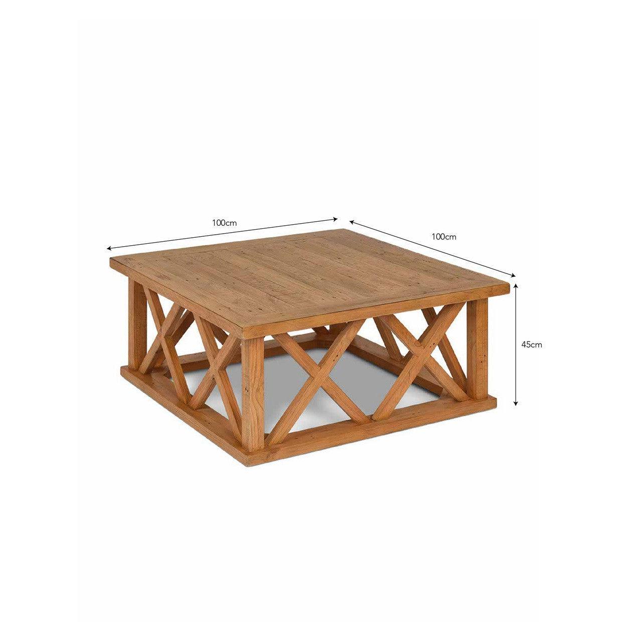 Oxhill Coffee Table | Square | Natural - Coffee & Side Tables - Garden Trading - Yester Home