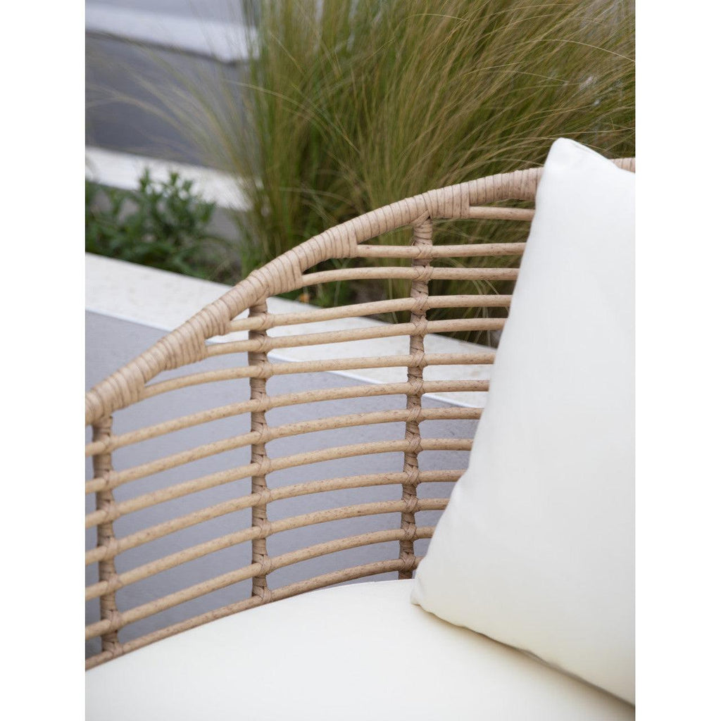 Pair of Hampstead Armchairs - PE Bamboo-Outdoor Chairs-Yester Home