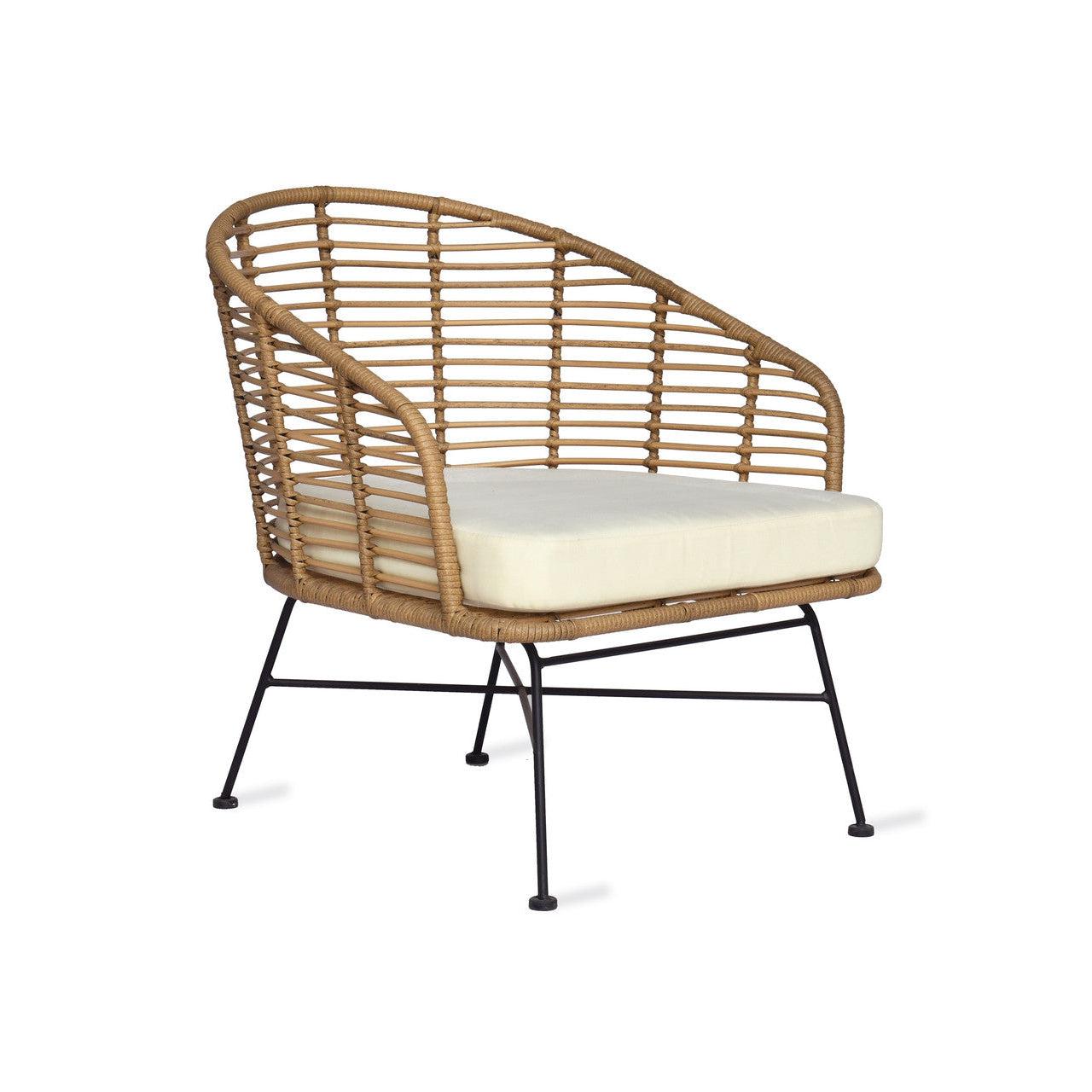 Pair of Hampstead Armchairs - PE Bamboo-Outdoor Chairs-Yester Home
