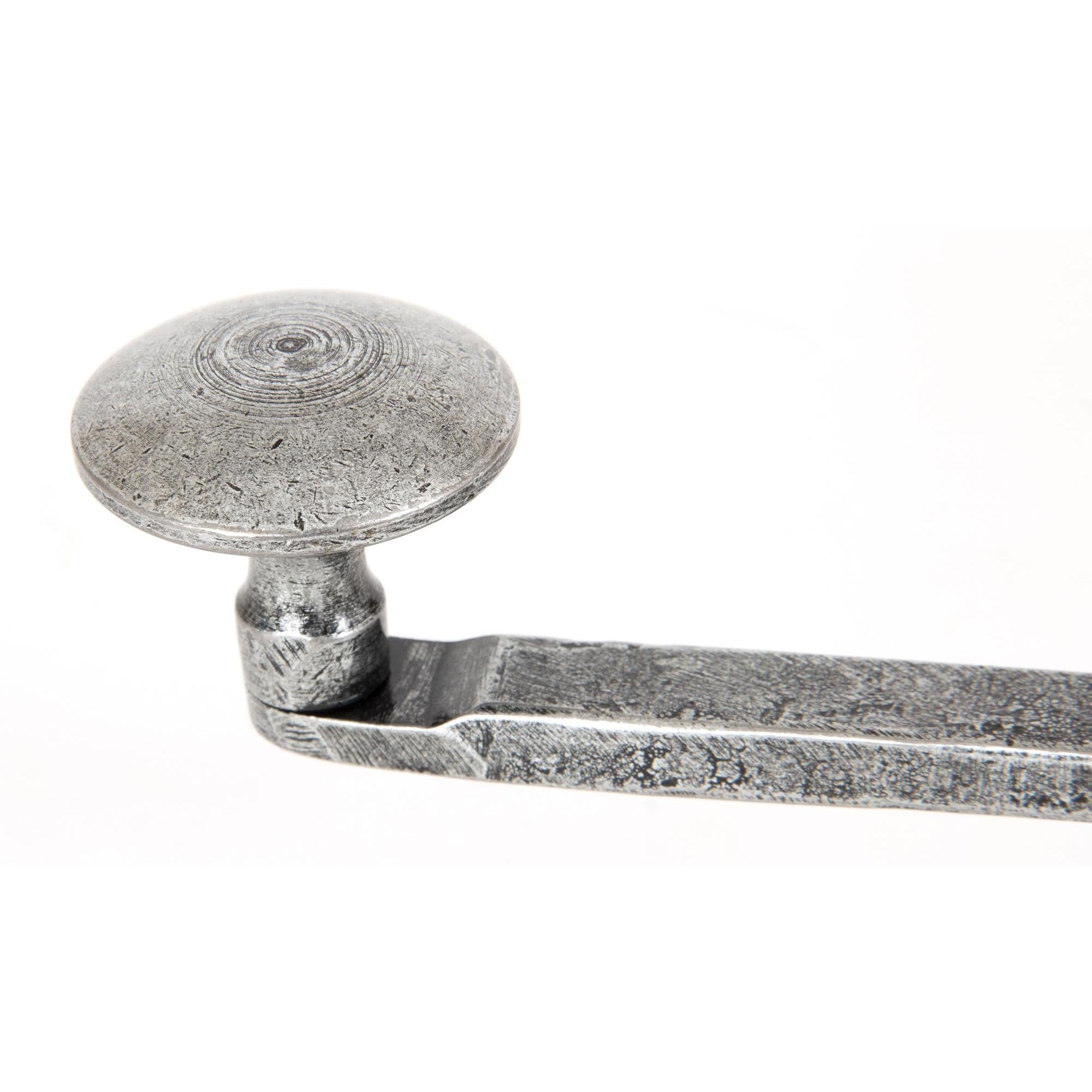Pewter 10" French Door Bolt | From The Anvil - Bolts - From The Anvil - Yester Home