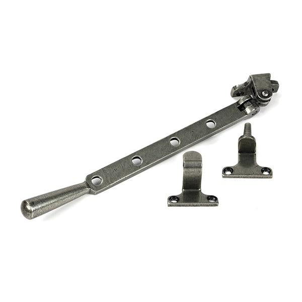 Pewter 10" Newbury Stay (Steel Window) - Stays - From The Anvil - Yester Home