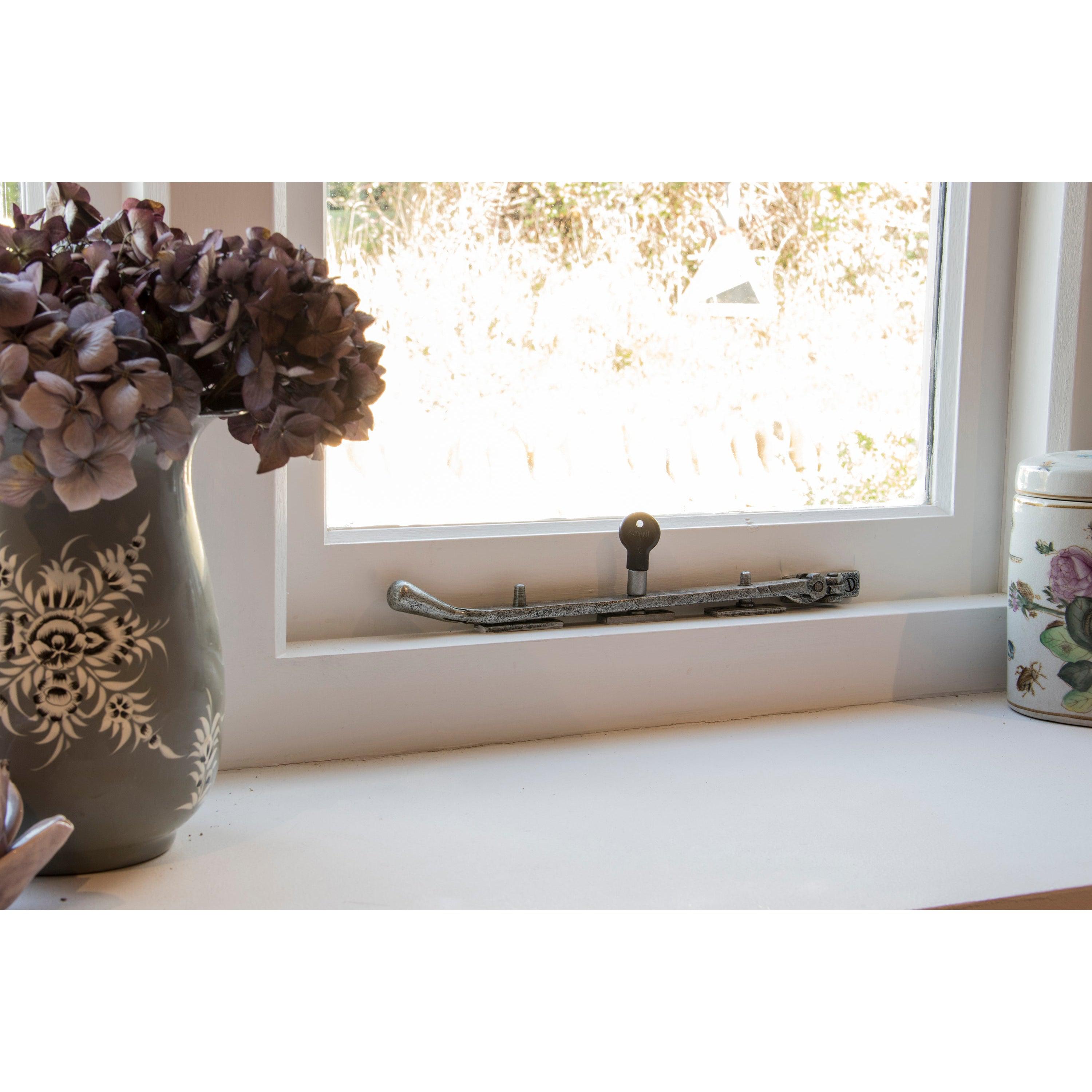 Pewter 10" Peardrop Stay | From The Anvil-Stays-Yester Home