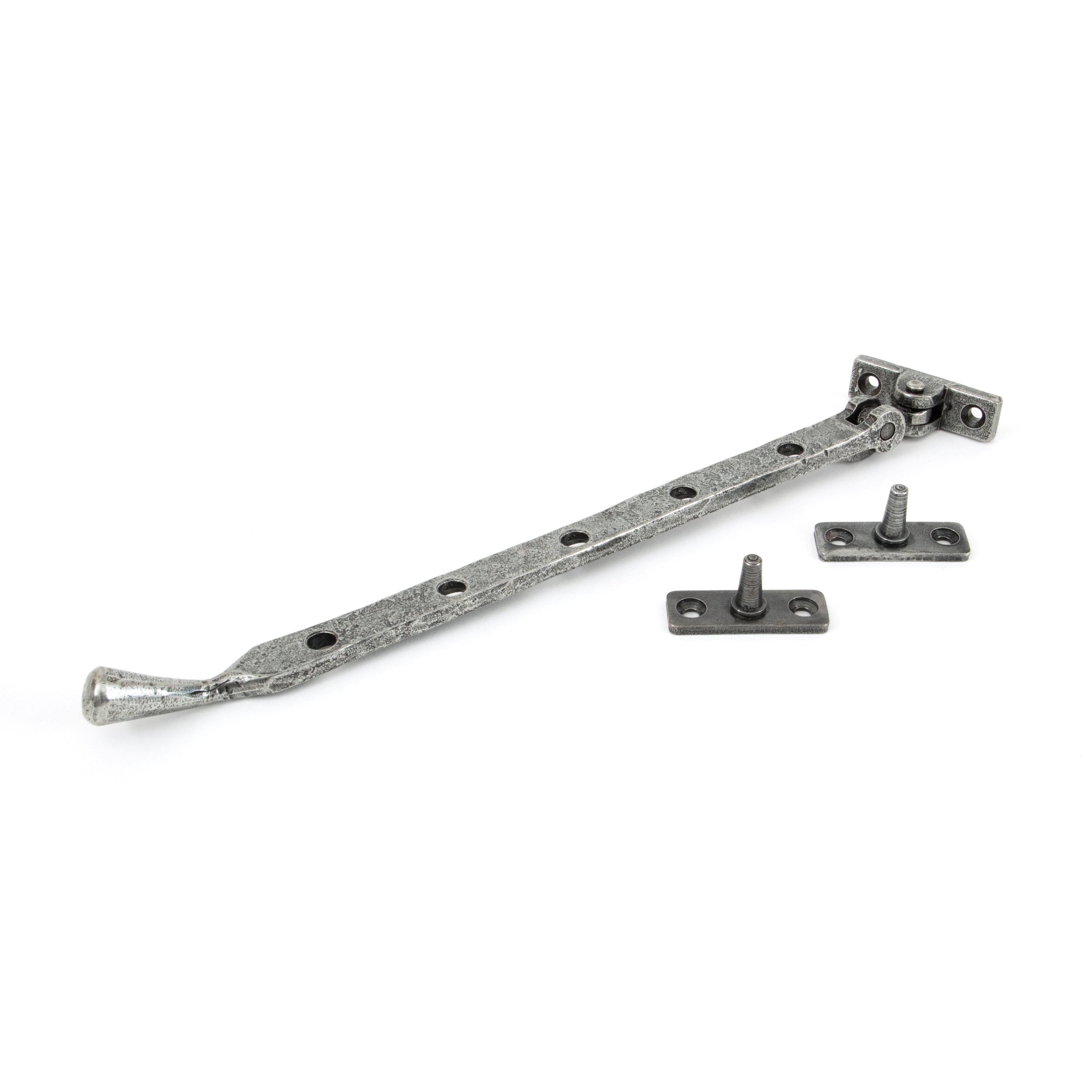 Pewter 12" Peardrop Stay | From The Anvil-Stays-Yester Home