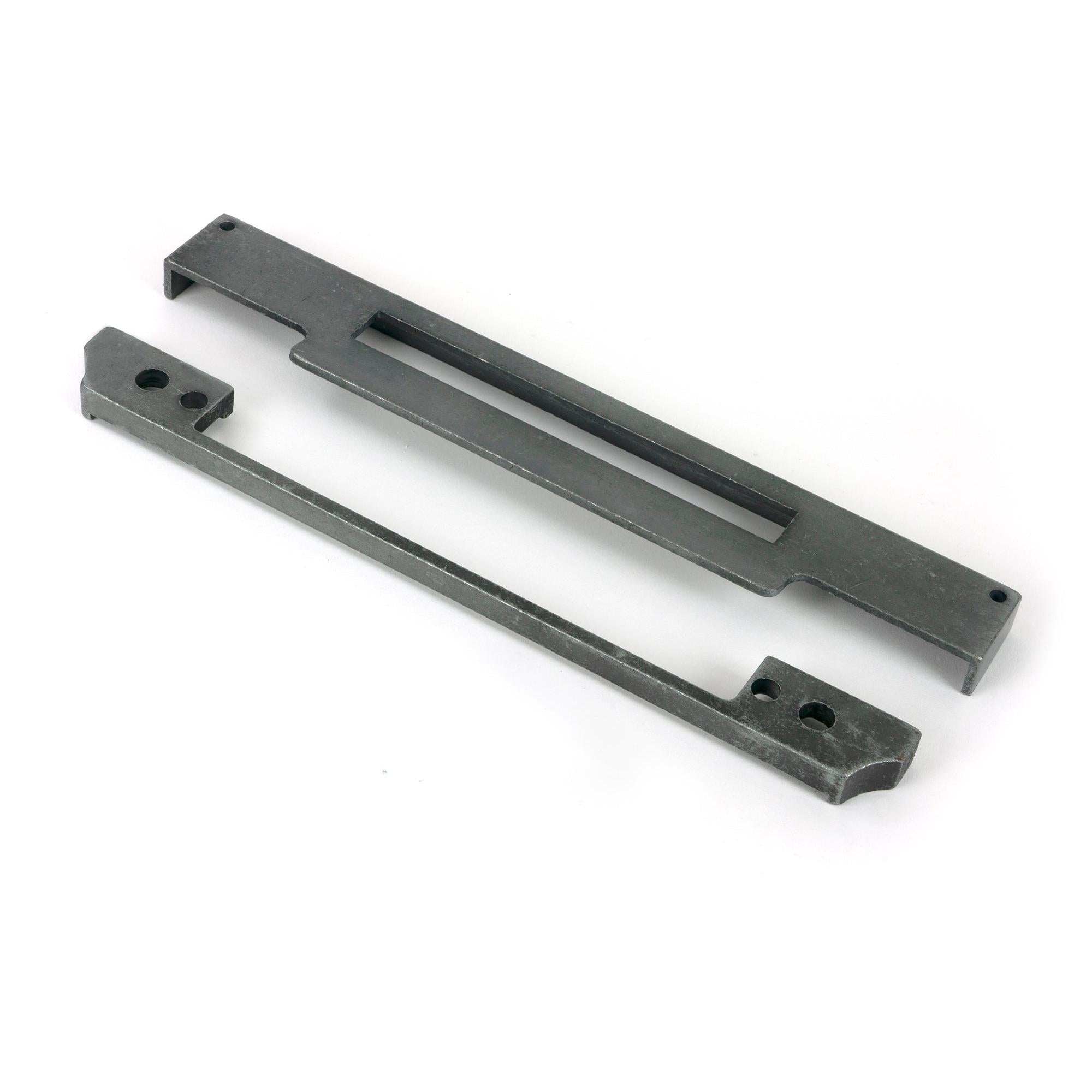 Pewter ½" Rebate Kit for Euro Din Sash Lock - Euro Locks - From The Anvil - Yester Home
