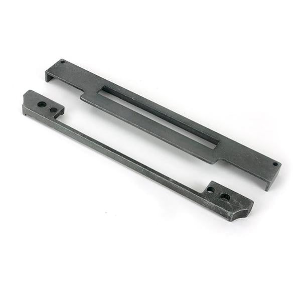 Pewter ½" Rebate Kit for Euro Din Sash Lock - Euro Locks - From The Anvil - Yester Home