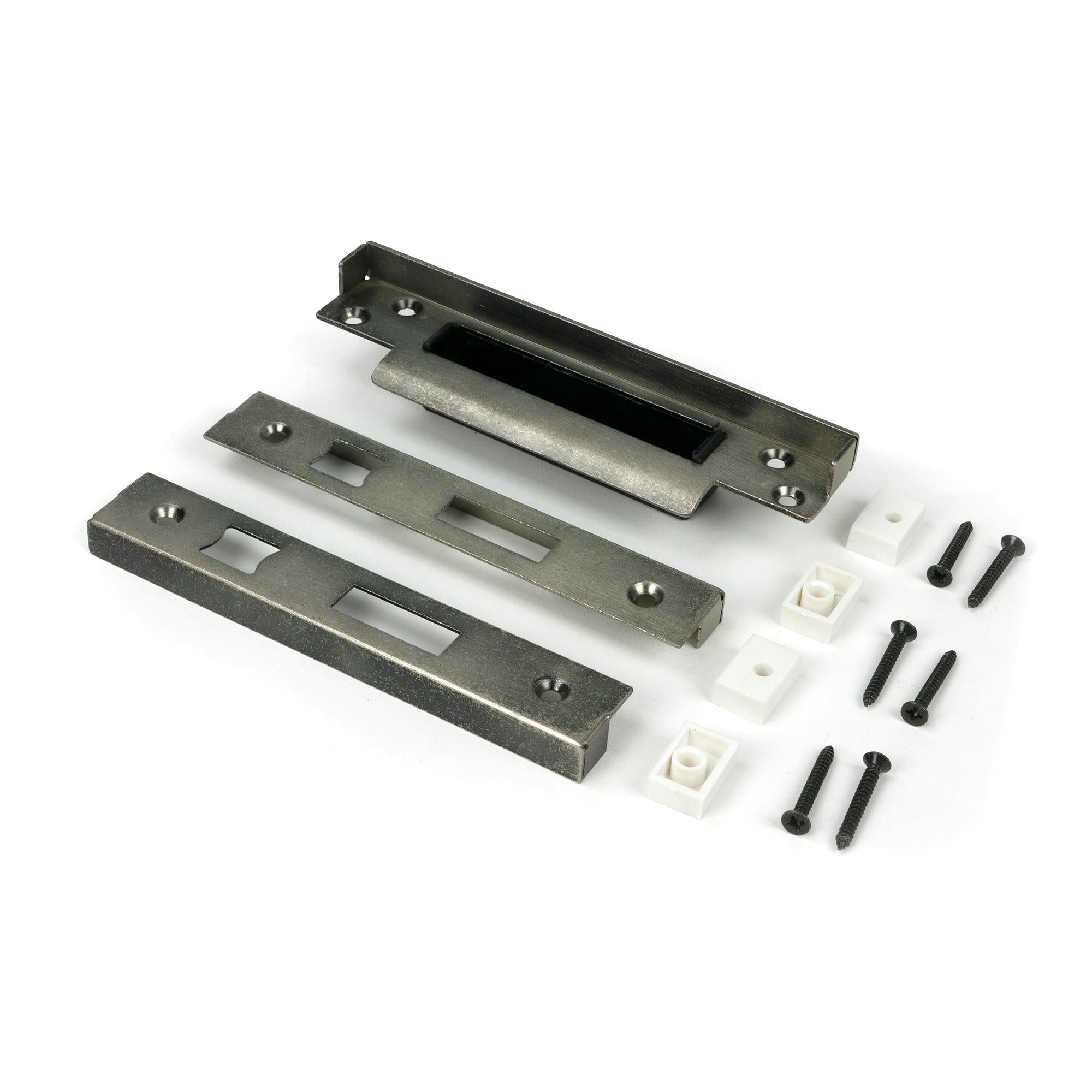 Pewter ½" Rebate Kit for Sash Lock - Sash Locks - From The Anvil - Yester Home