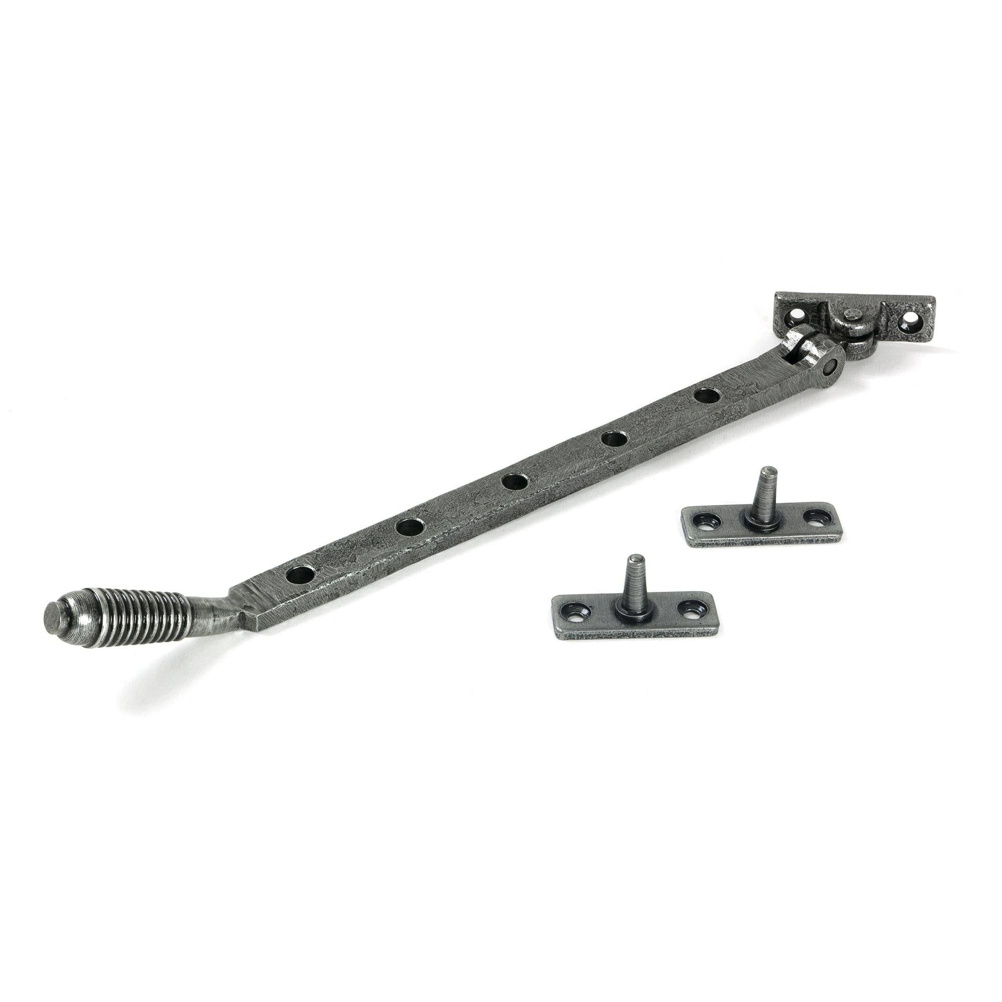 Pewter 12" Reeded Stay - Stays - From The Anvil - Yester Home