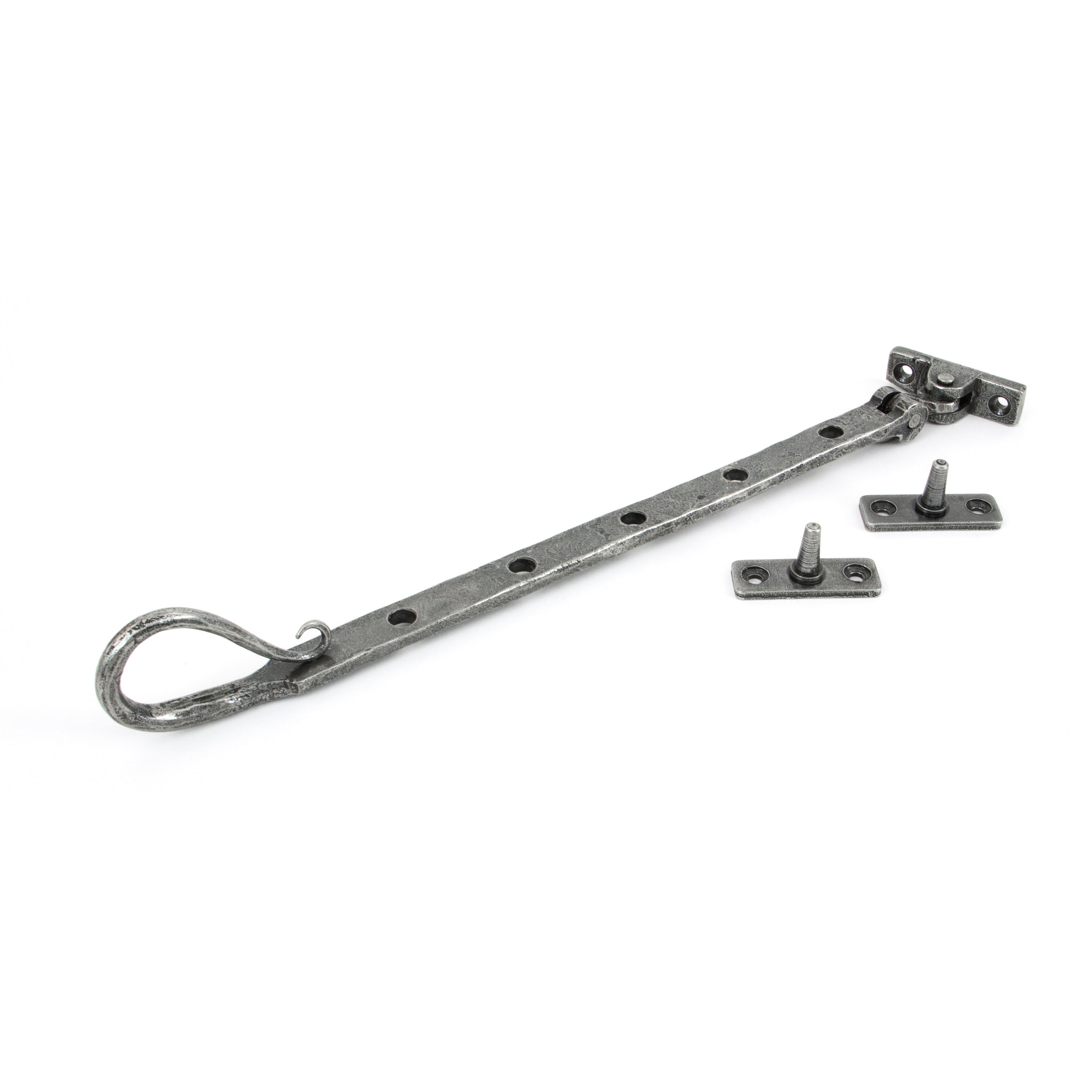 Pewter 12" Shepherd's Crook Stay | From The Anvil-Stays-Yester Home