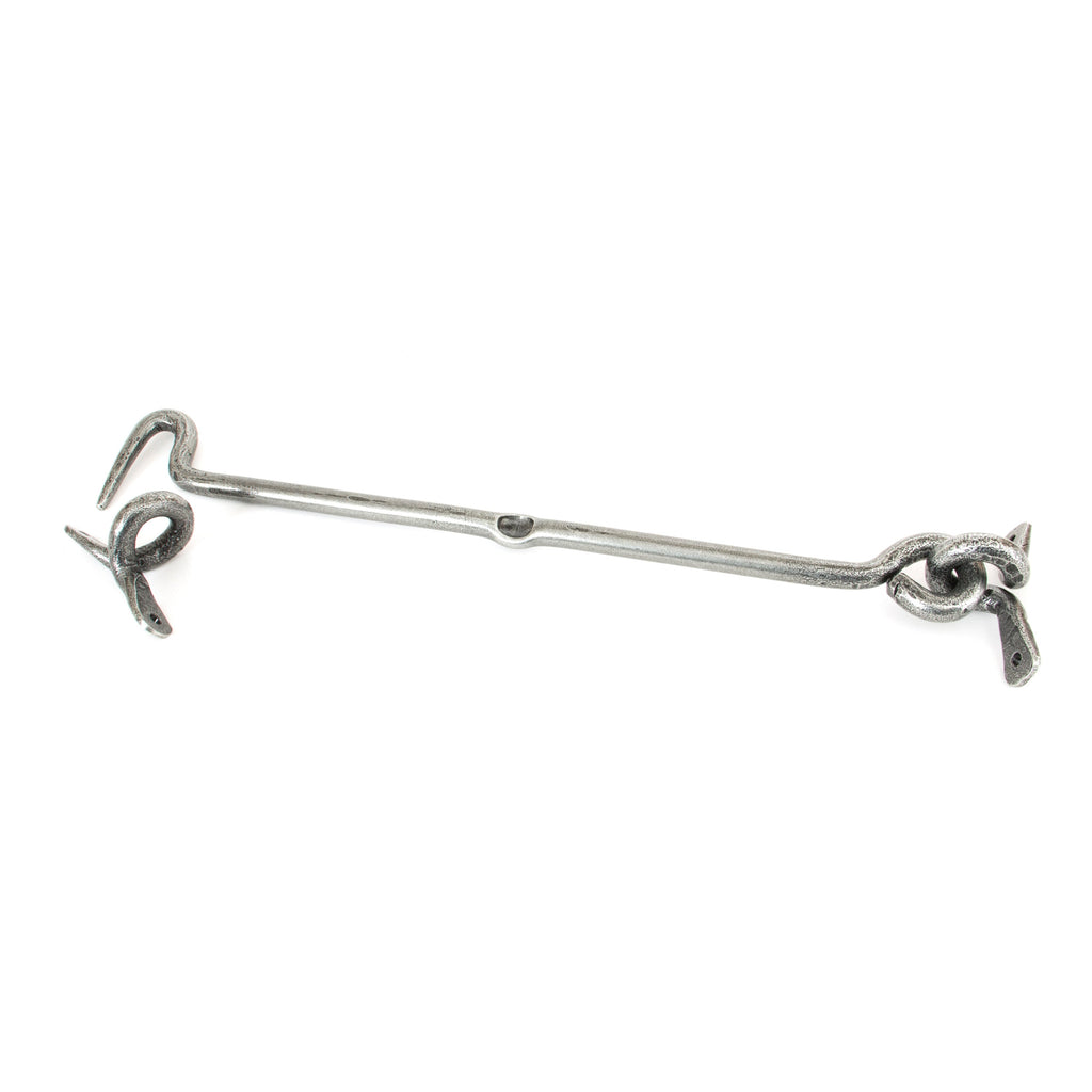 Pewter 14" Forged Cabin Hook | From The Anvil-Cabin Hooks-Yester Home