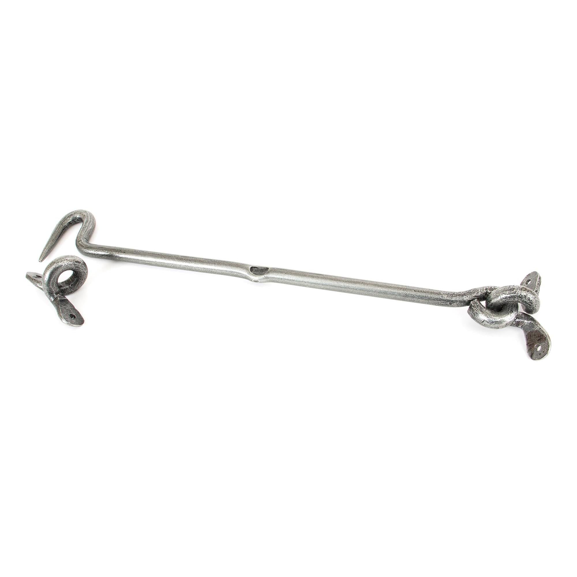 Pewter 16" Forged Cabin Hook | From The Anvil - Cabin Hooks - From The Anvil - Yester Home