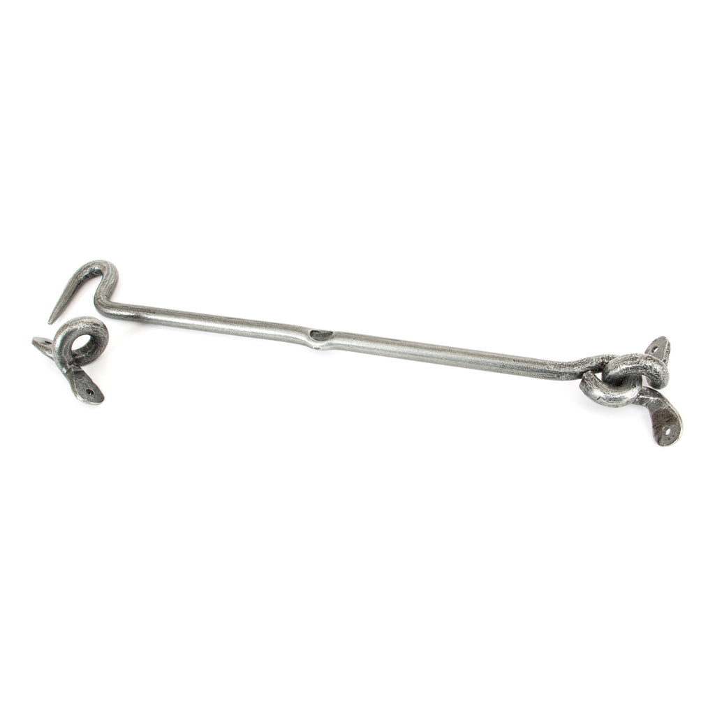 Pewter 16" Forged Cabin Hook | From The Anvil-Cabin Hooks-Yester Home