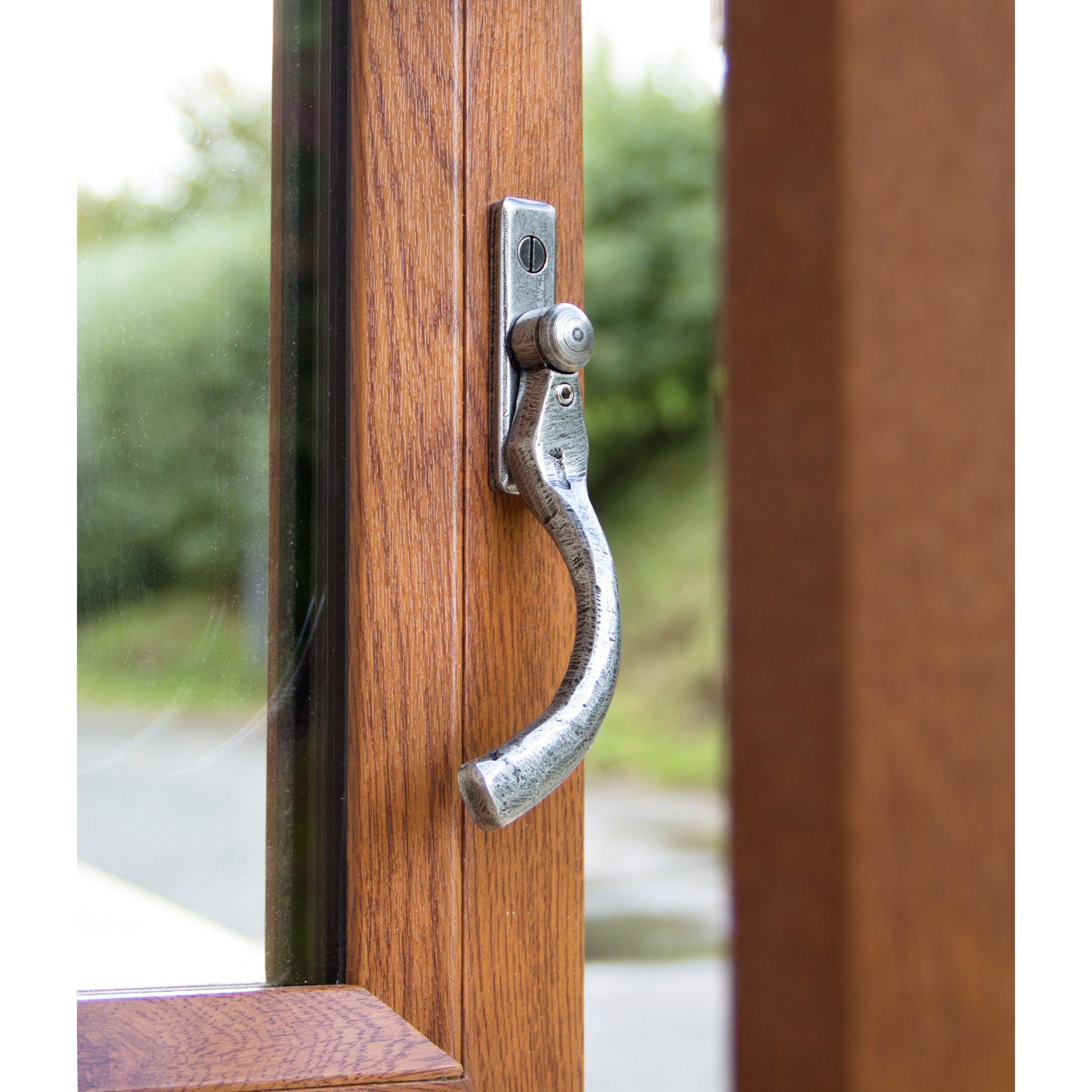 Pewter 16mm Peardrop Espag - LH | From The Anvil-Espag. Fasteners-Yester Home