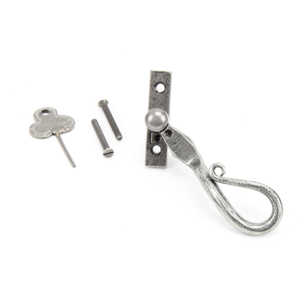 Pewter 16mm Shepherd's Crook Espag - RH | From The Anvil-Espag. Fasteners-Yester Home