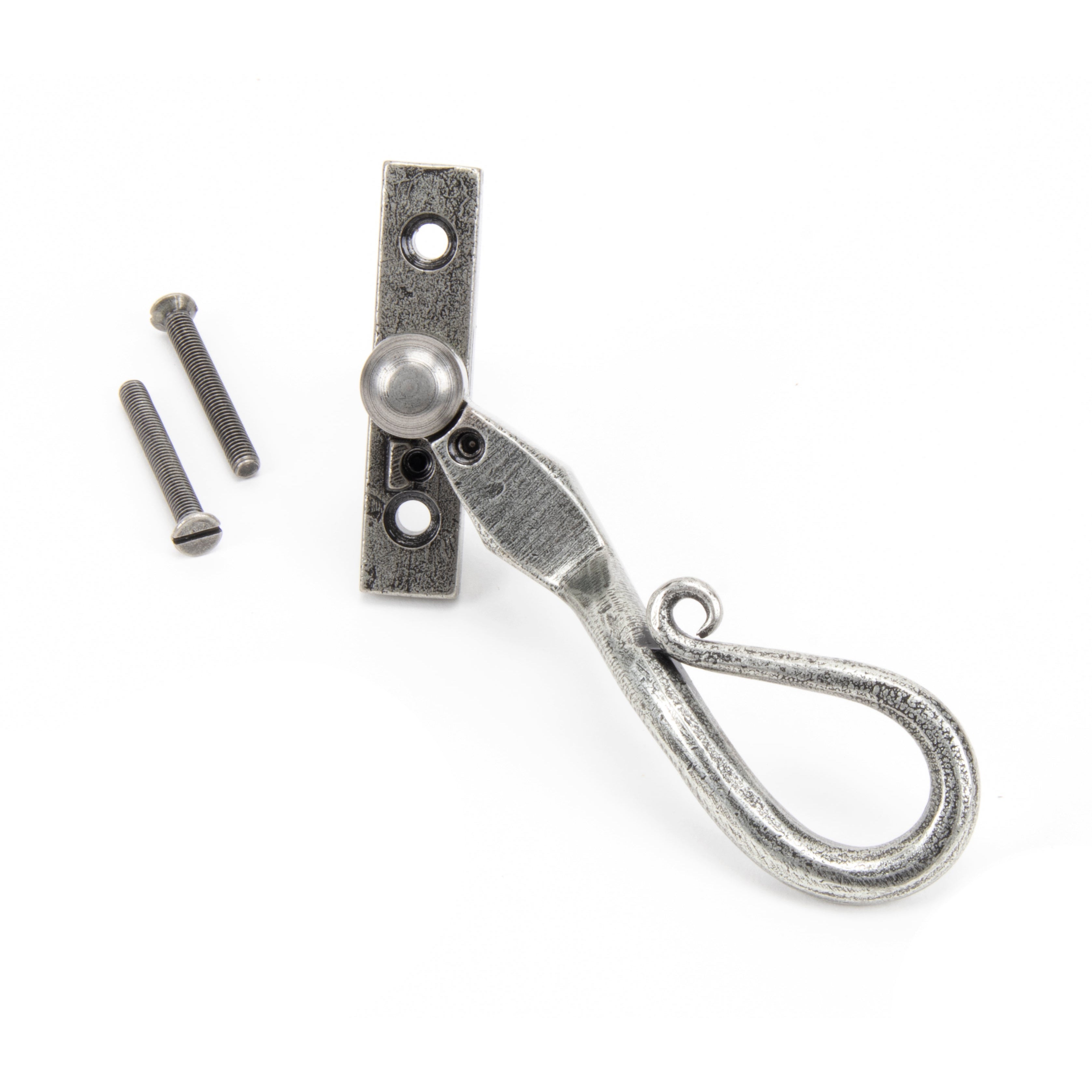 Pewter 16mm Shepherd's Crook Espag - RH | From The Anvil-Espag. Fasteners-Yester Home