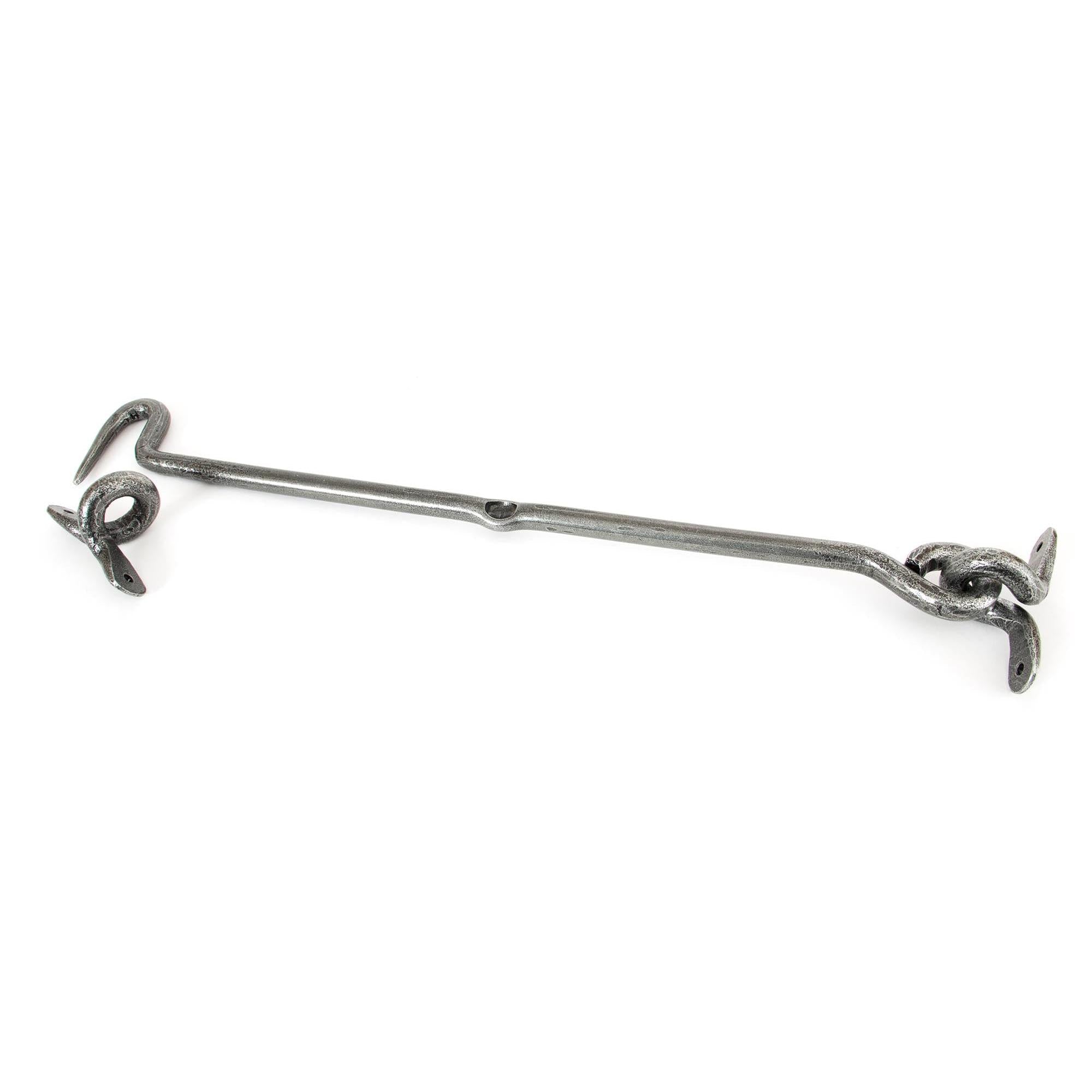 Pewter 18" Forged Cabin Hook | From The Anvil - Cabin Hooks - From The Anvil - Yester Home