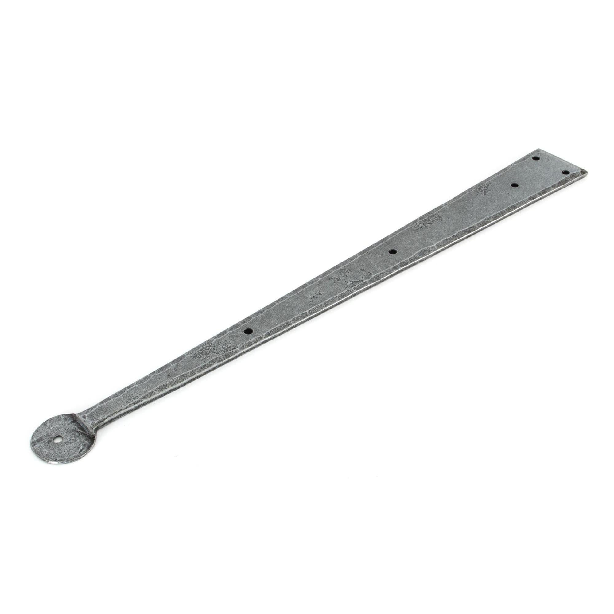 Pewter 18" Penny End Hinge Front (pair) | From The Anvil - Hinge Fronts - From The Anvil - Yester Home