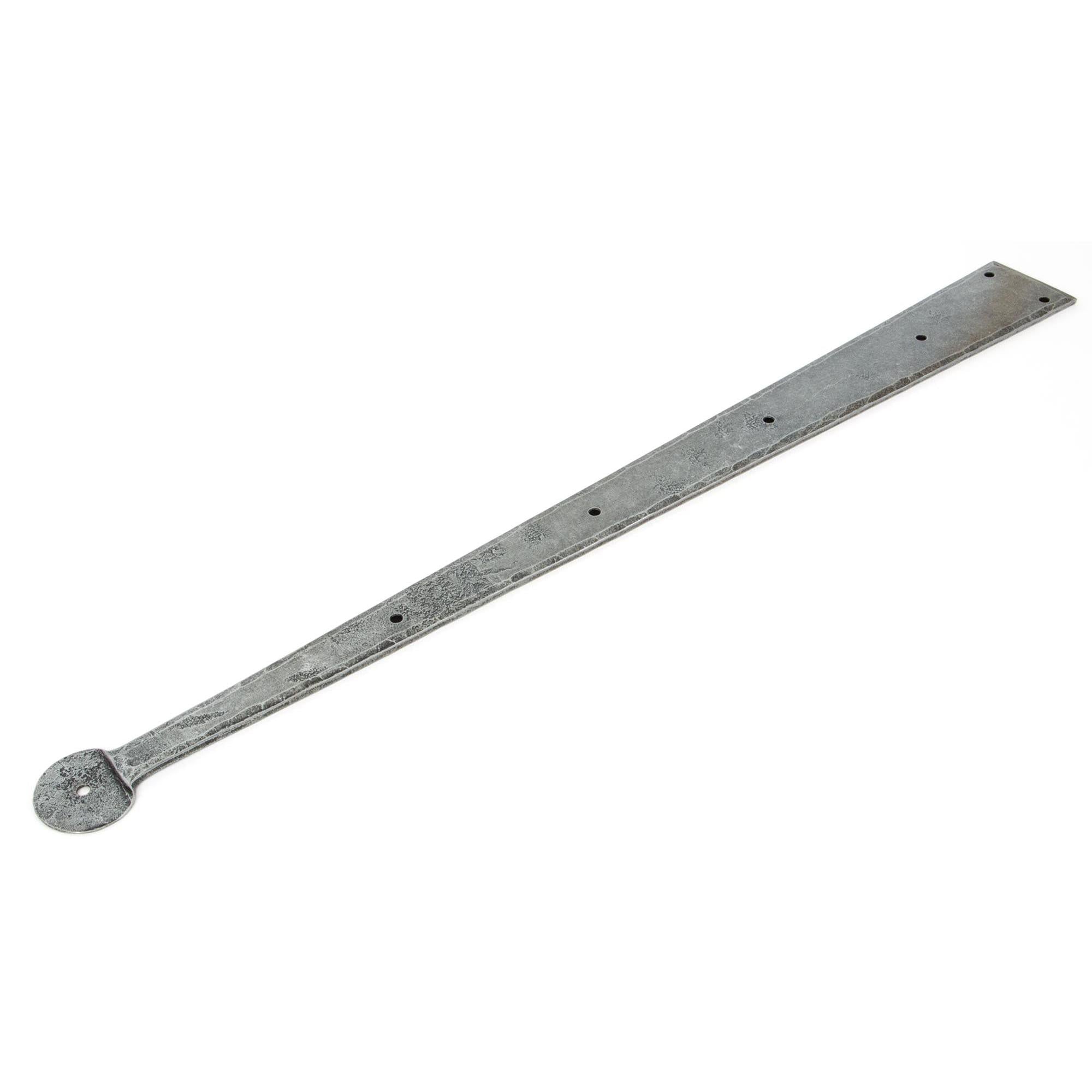 Pewter 24" Penny End Hinge Front (pair) | From The Anvil - Hinge Fronts - From The Anvil - Yester Home