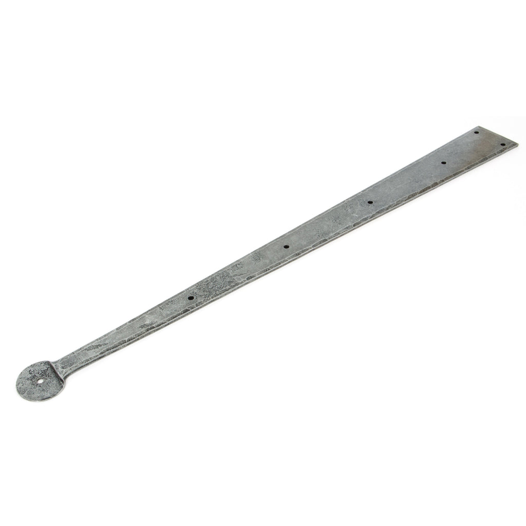 Pewter 24" Penny End Hinge Front (pair) | From The Anvil-Hinge Fronts-Yester Home