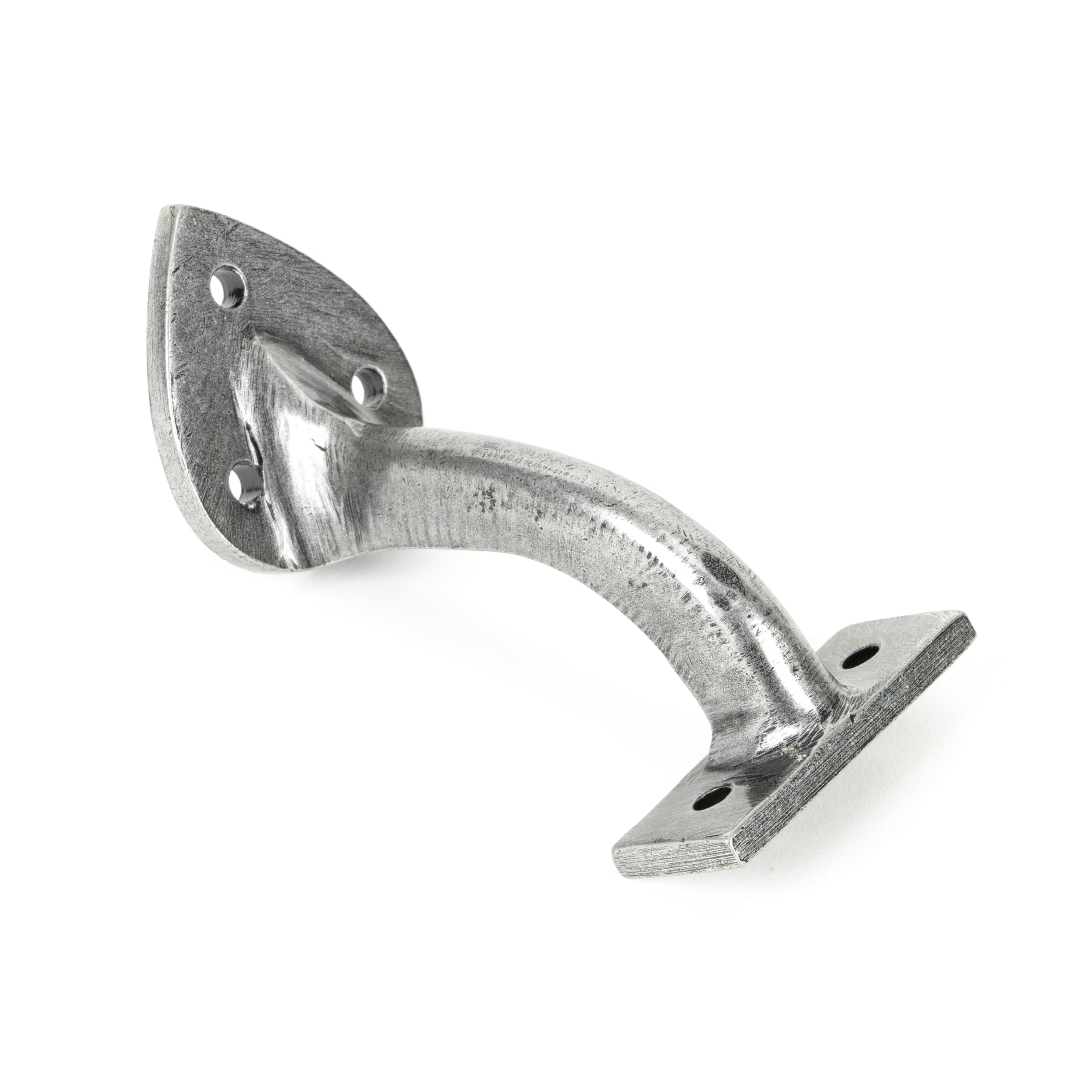 Pewter 2.5" Handrail Bracket | From The Anvil-Handrail Brackets-Yester Home