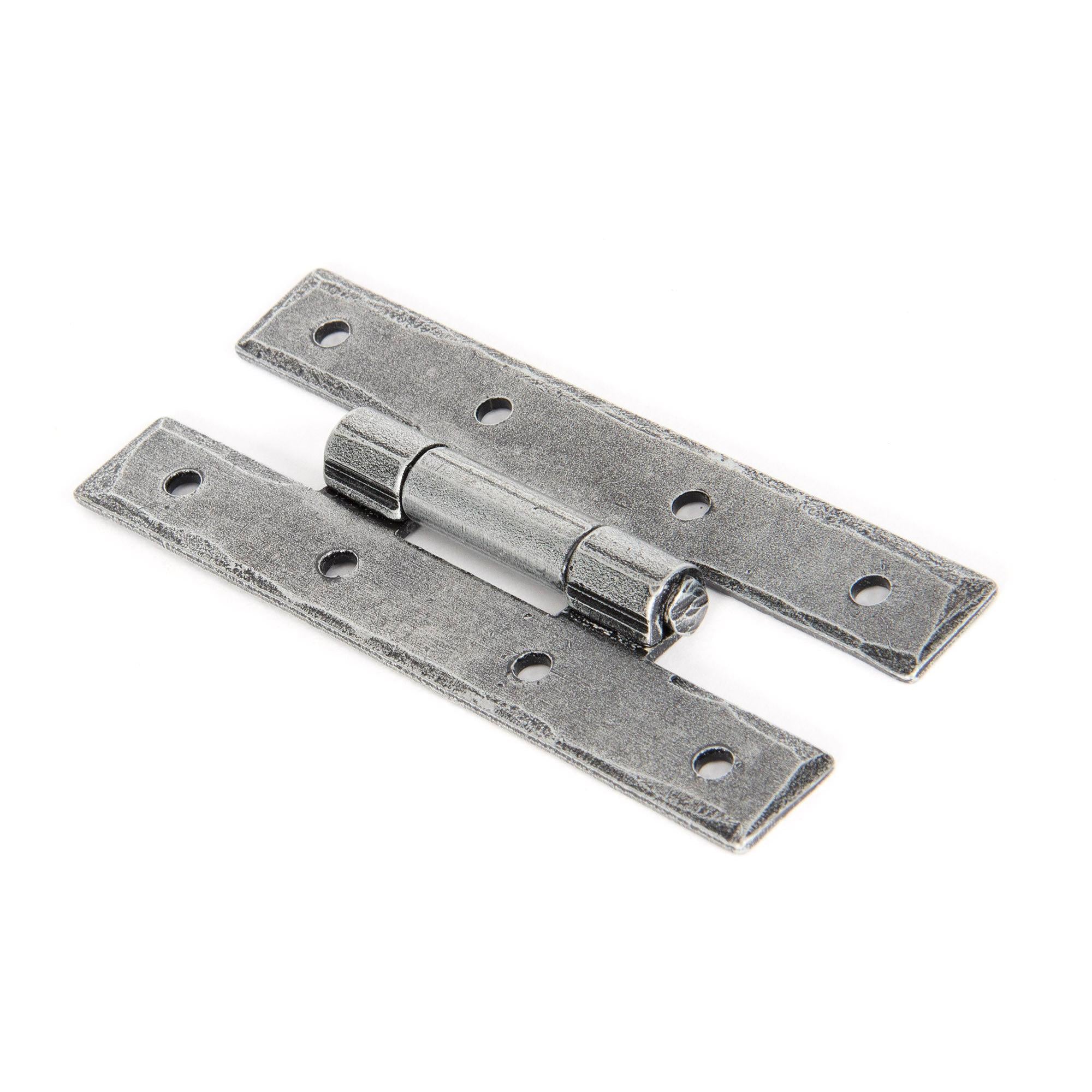 Pewter 3¼" H Hinge (pair) | From The Anvil - H & HL Hinges - From The Anvil - Yester Home