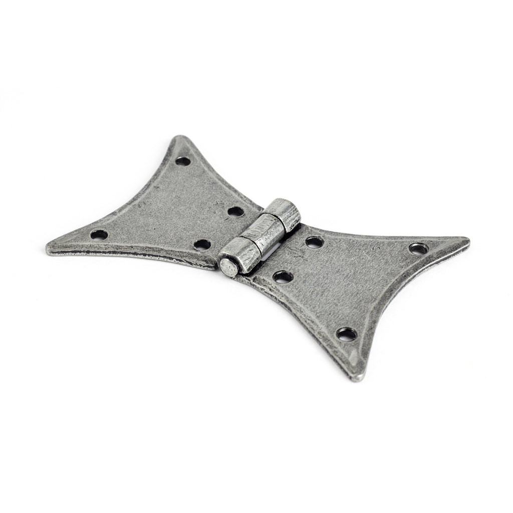 Pewter 3" Butterfly Hinge (pair) | From The Anvil-Butterfly Hinges-Yester Home