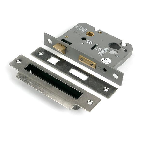 Pewter 3" Euro Profile Sash Lock - Euro Locks - From The Anvil - Yester Home