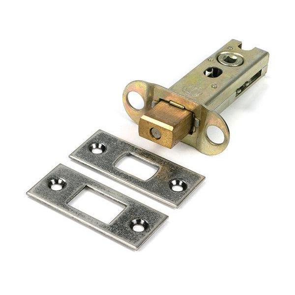 Pewter 3" Heavy Duty Tubular Deadbolt - Deadlocks & Deadbolts - From The Anvil - Yester Home