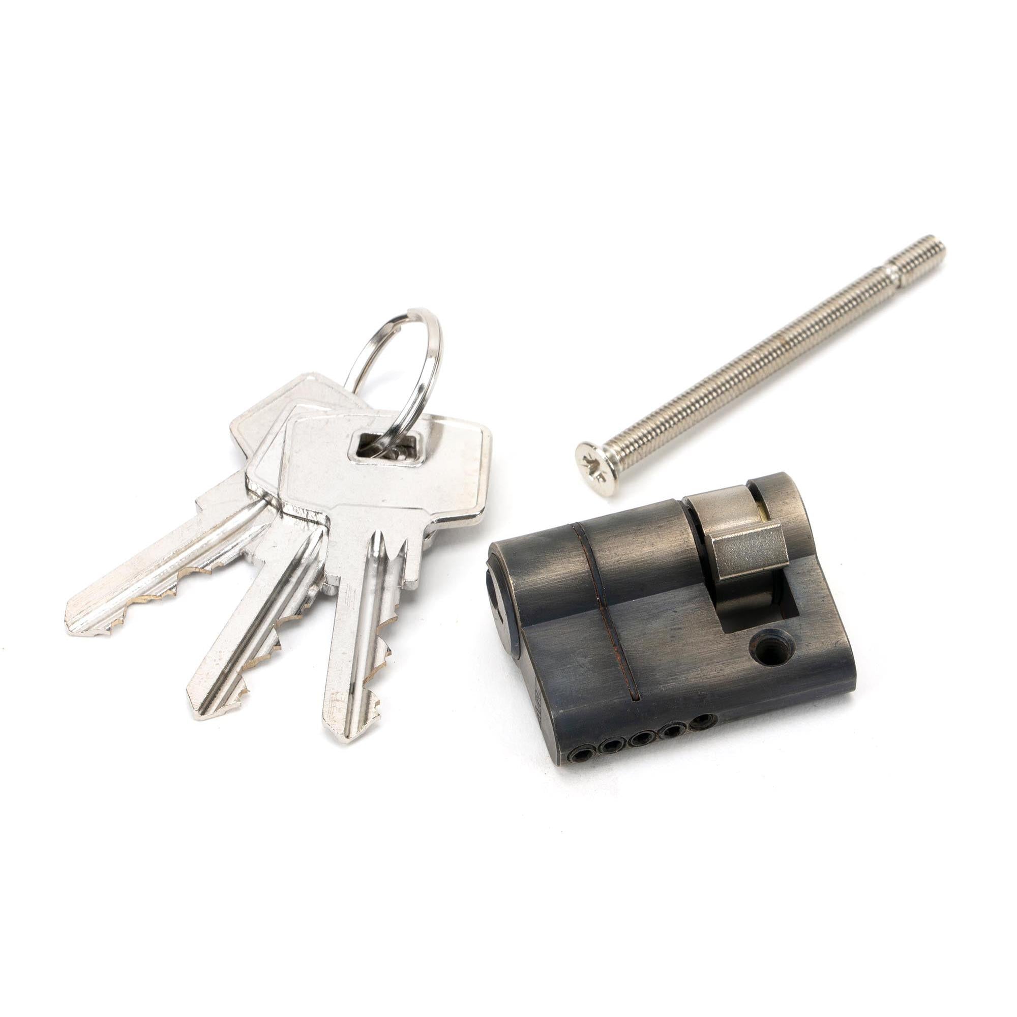 Pewter 30/10 5pin Single Cylinder | From The Anvil - Euro Cylinders - From The Anvil - Yester Home