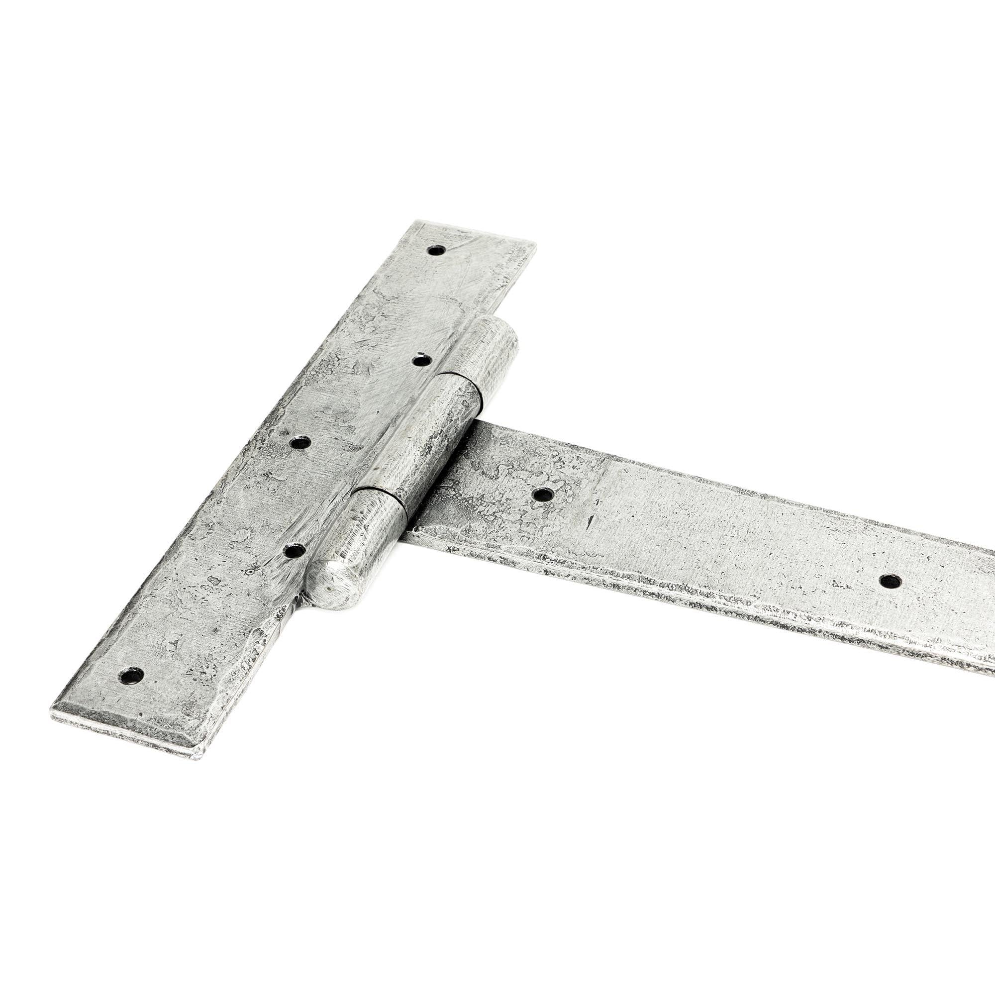 Pewter 36" Barn Door T Hinge (pair) | From The Anvil - T Hinges - From The Anvil - Yester Home