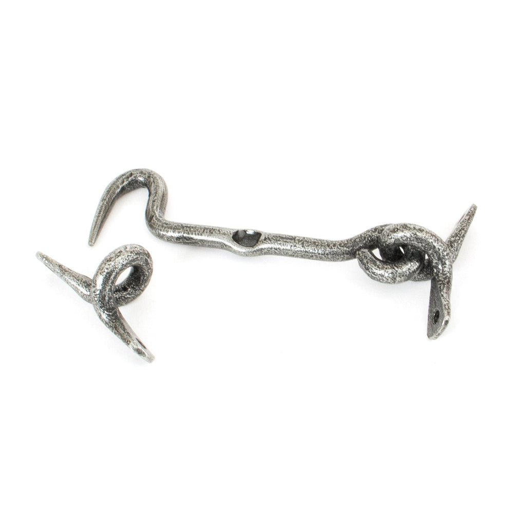 Pewter 4" Forged Cabin Hook | From The Anvil-Cabin Hooks-Yester Home