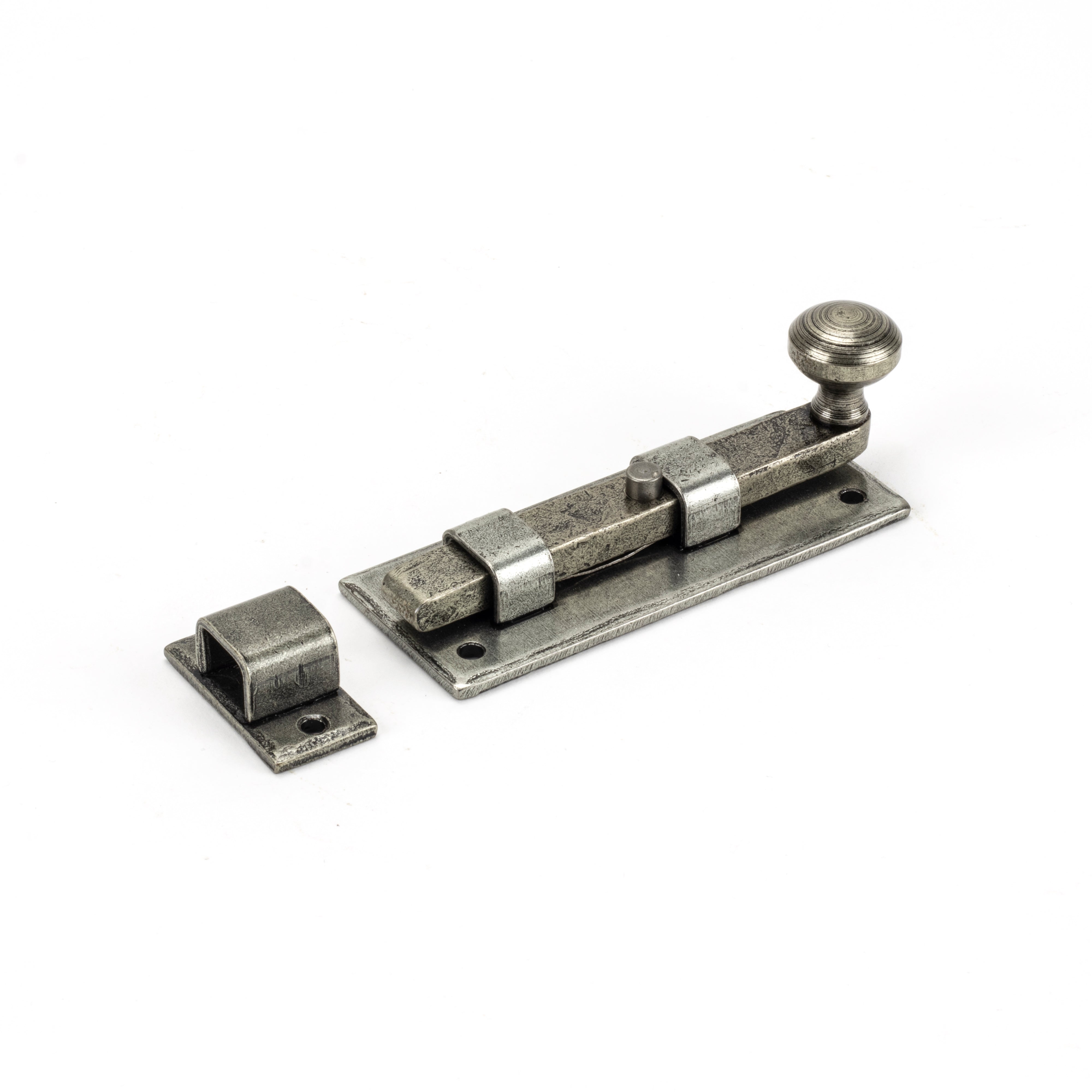 Pewter 4" Straight Knob Bolt | From The Anvil-Bolts-Yester Home