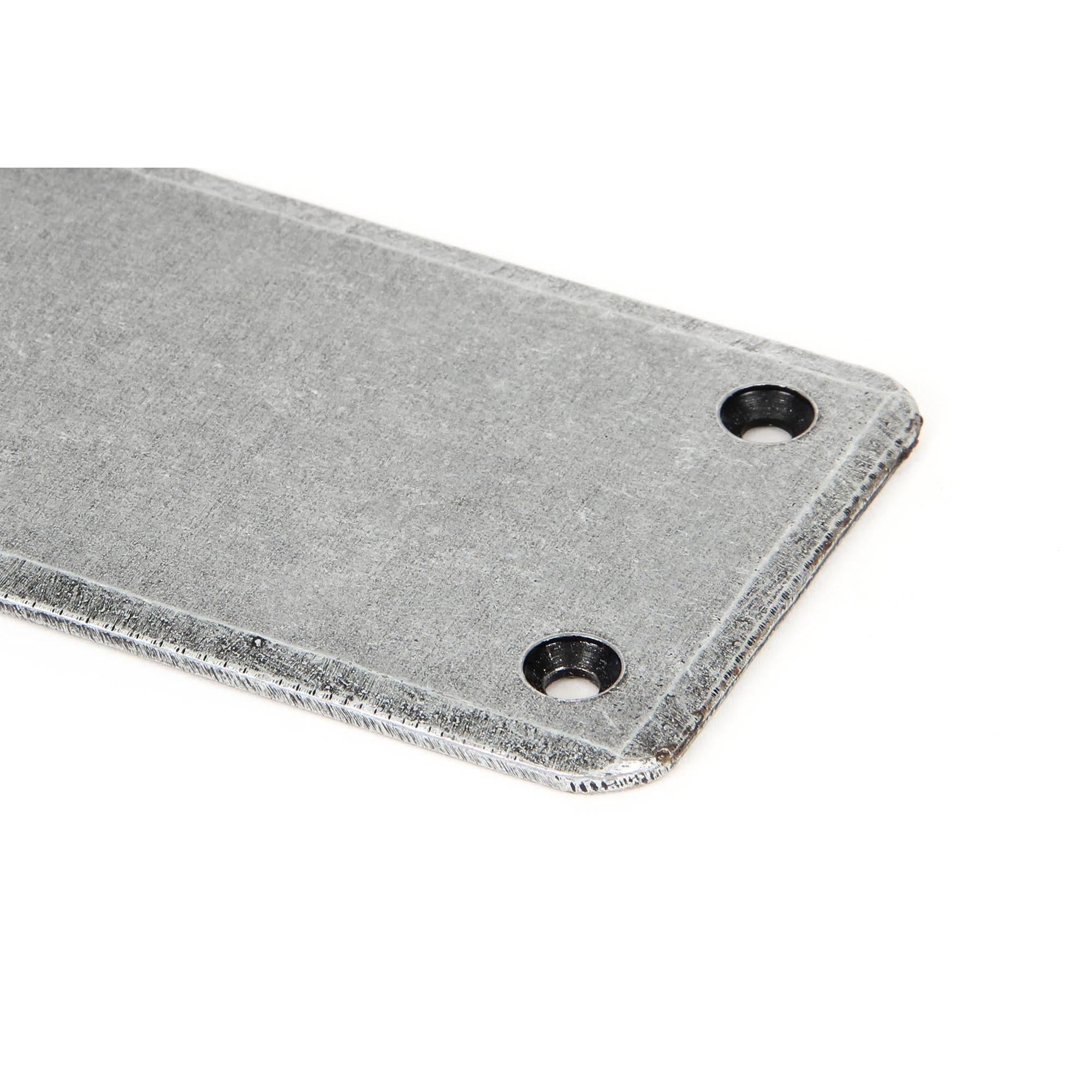 Pewter 400mm Plain Fingerplate | From The Anvil - Fingerplates - From The Anvil - Yester Home