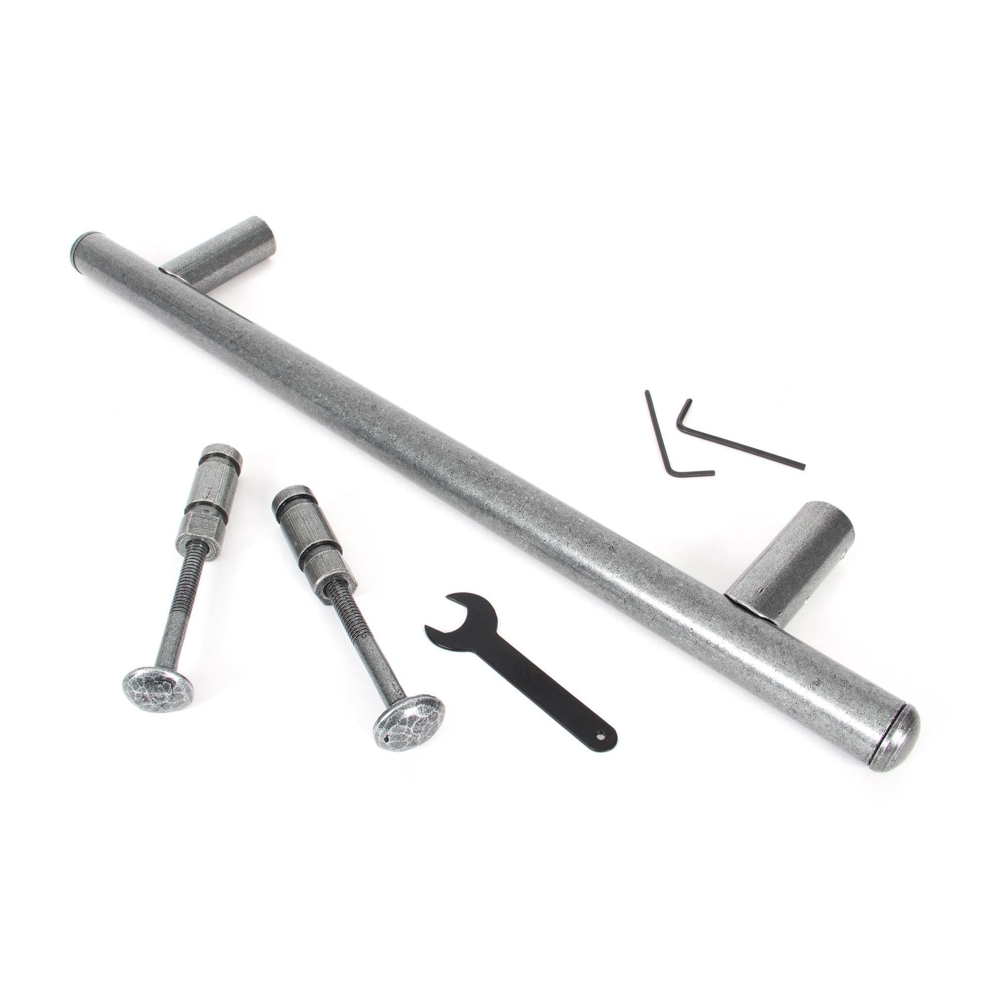 Pewter 400mm Pull Handle | From The Anvil - Door Pull Handles - From The Anvil - Yester Home