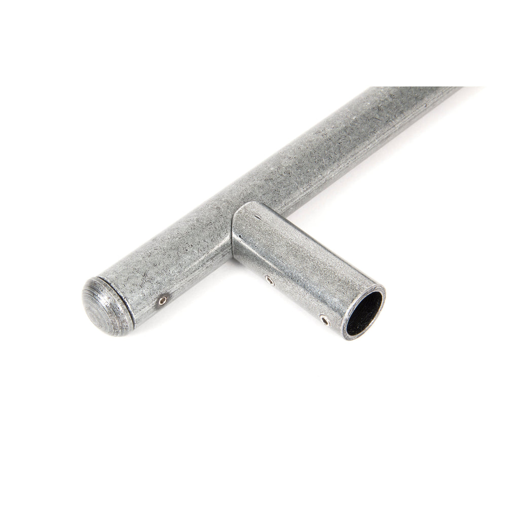 Pewter 400mm Pull Handle | From The Anvil-Pull Handles-Yester Home
