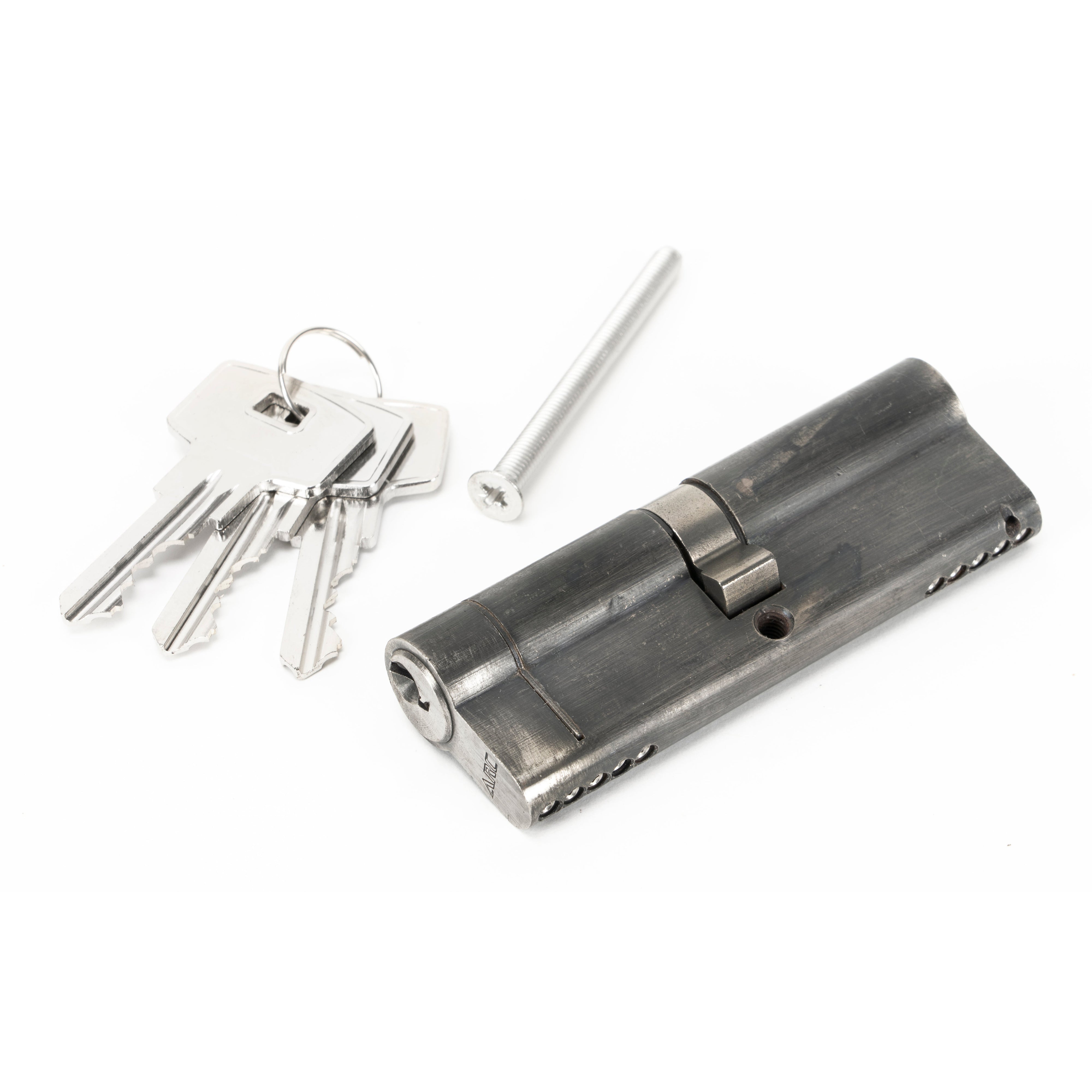 Pewter 45/45 5pin Euro Cylinder | From The Anvil-Euro Cylinders-Yester Home