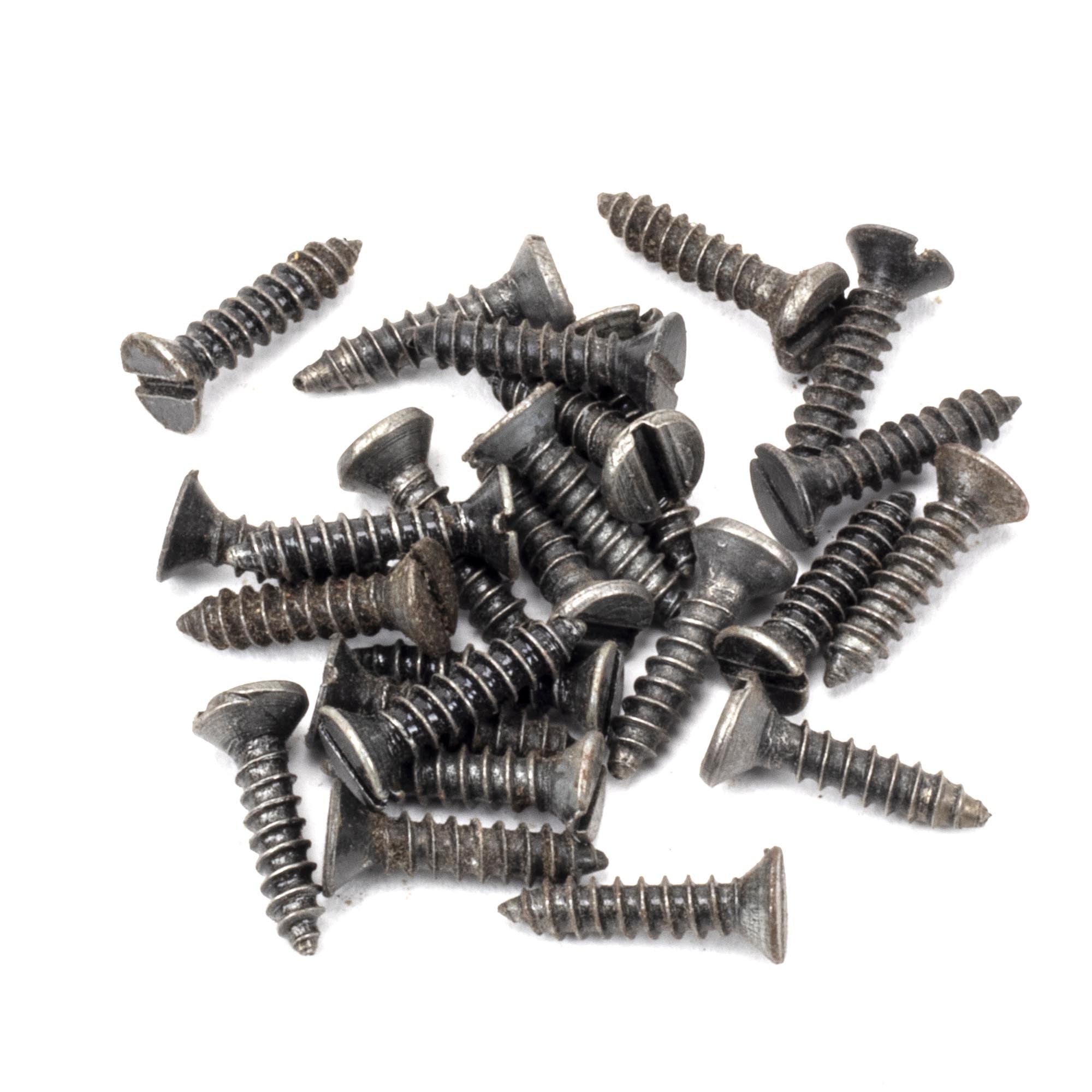 Pewter 4x½" Countersunk Screws (25) | From The Anvil - Screws & Bolts - From The Anvil - Yester Home