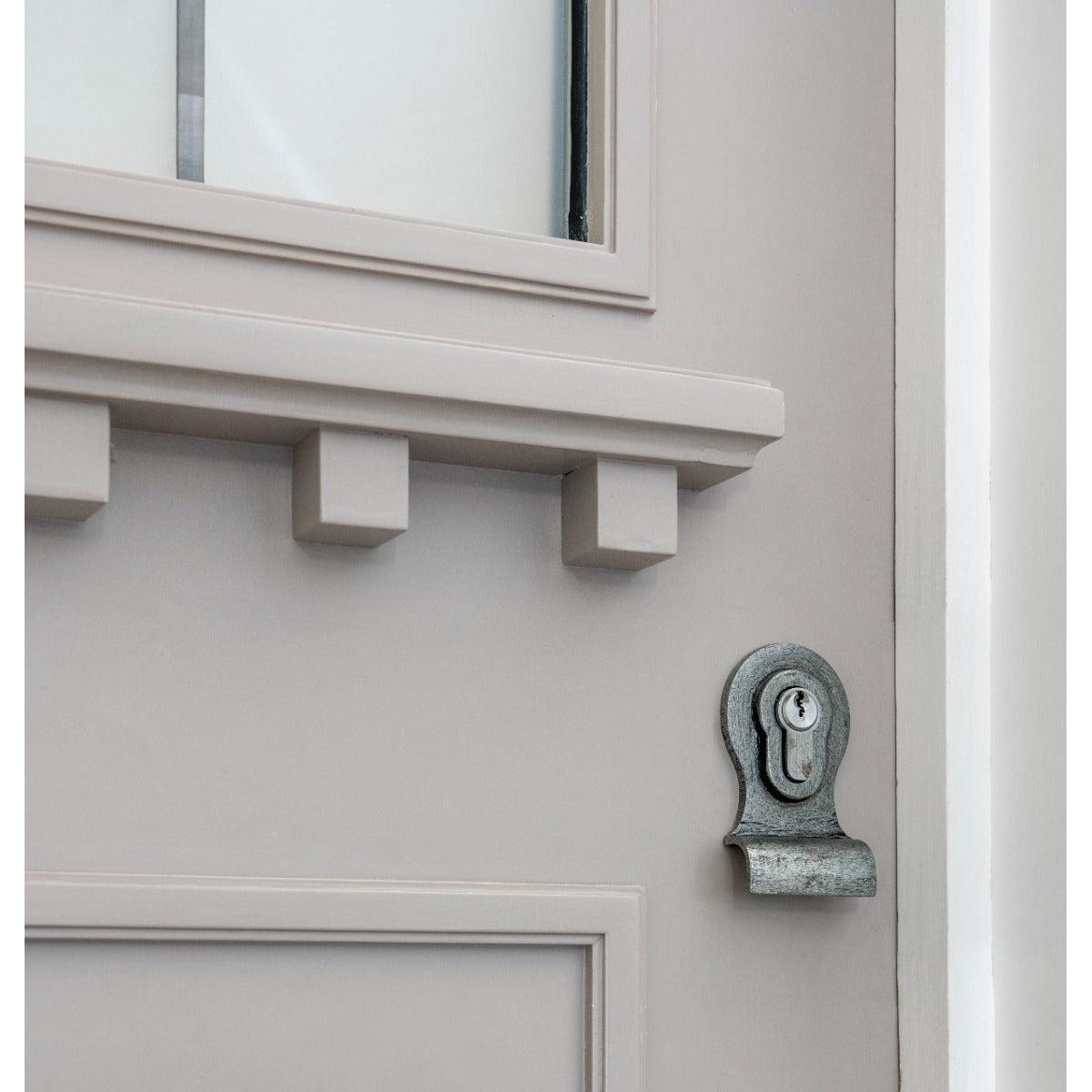 Pewter 50mm Euro Door Pull (Back to Back fixings) | From The Anvil-Euro Pulls-Yester Home