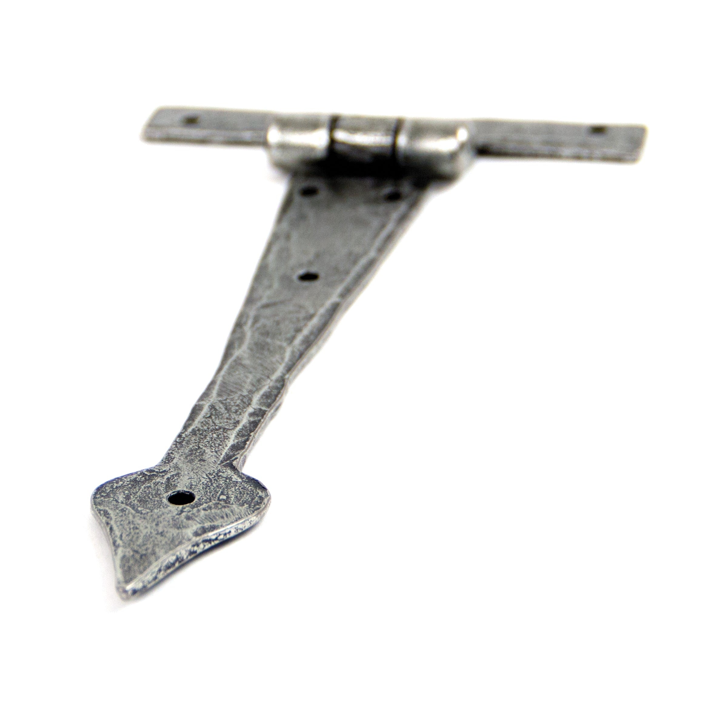 Pewter 6" Arrow Head T Hinge (pair) | From The Anvil-T Hinges-Yester Home