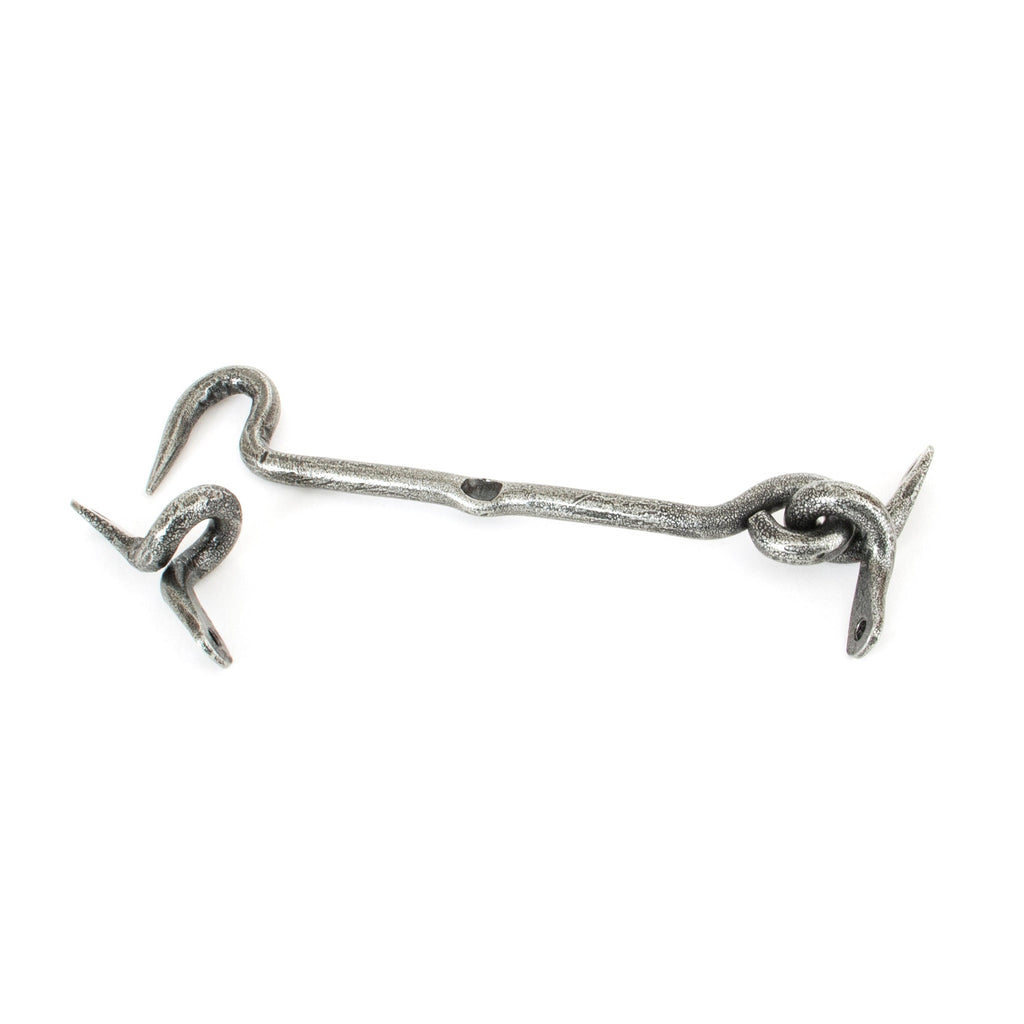 Pewter 6" Forged Cabin Hook | From The Anvil-Cabin Hooks-Yester Home
