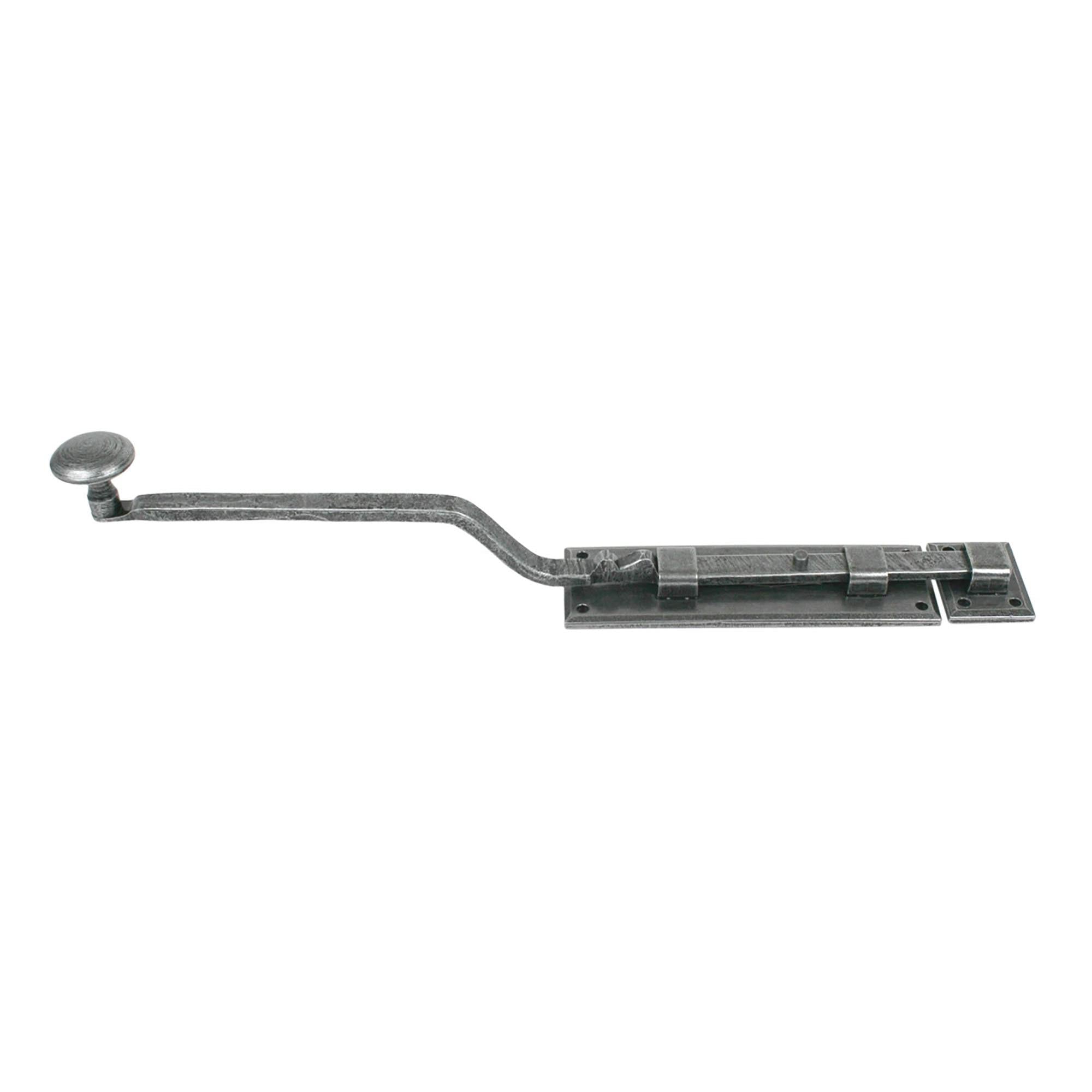 Pewter 6" French Door Bolt | From The Anvil - Bolts - From The Anvil - Yester Home